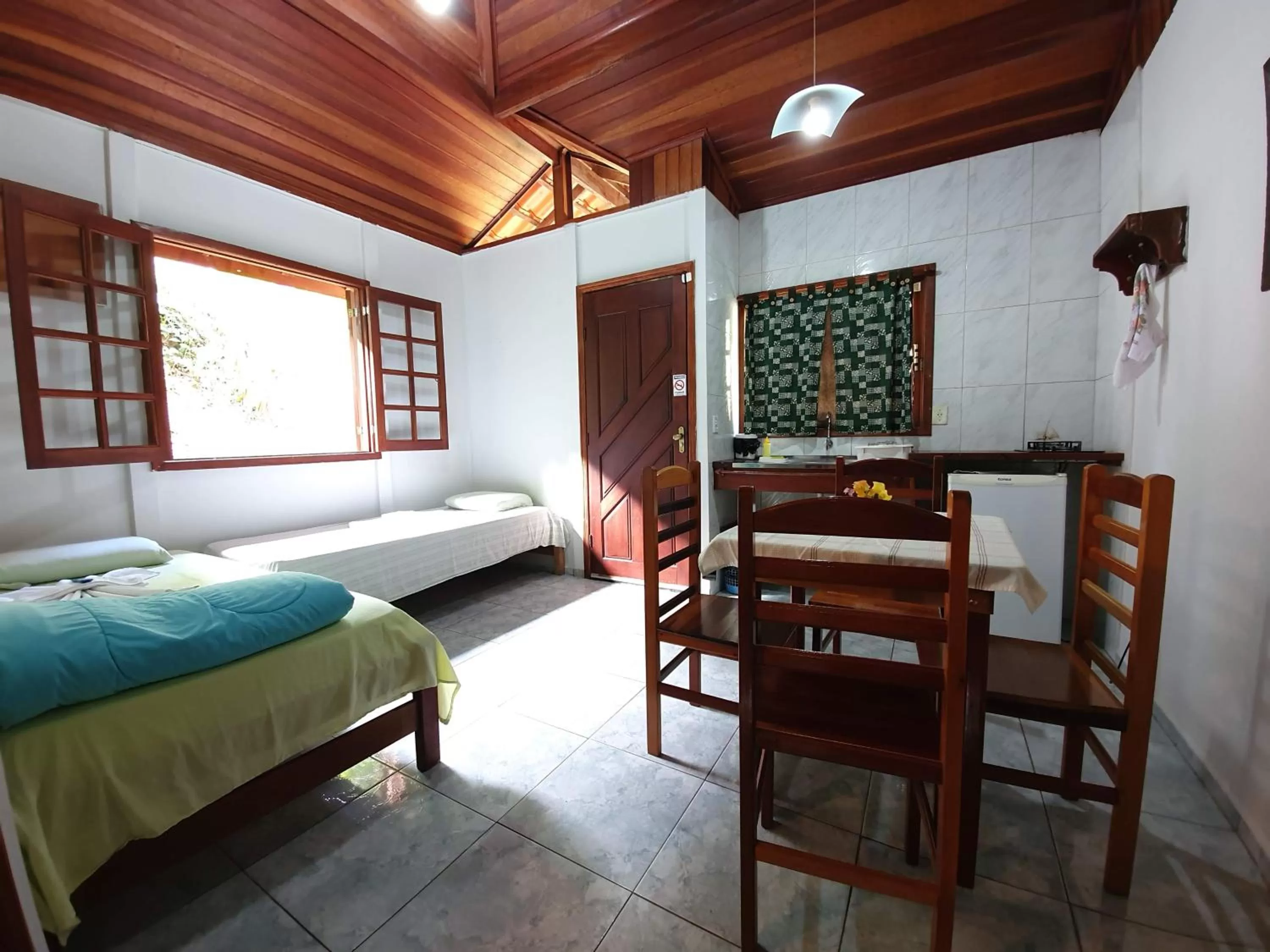 Bed in Pousada Canto do Curió Paraty