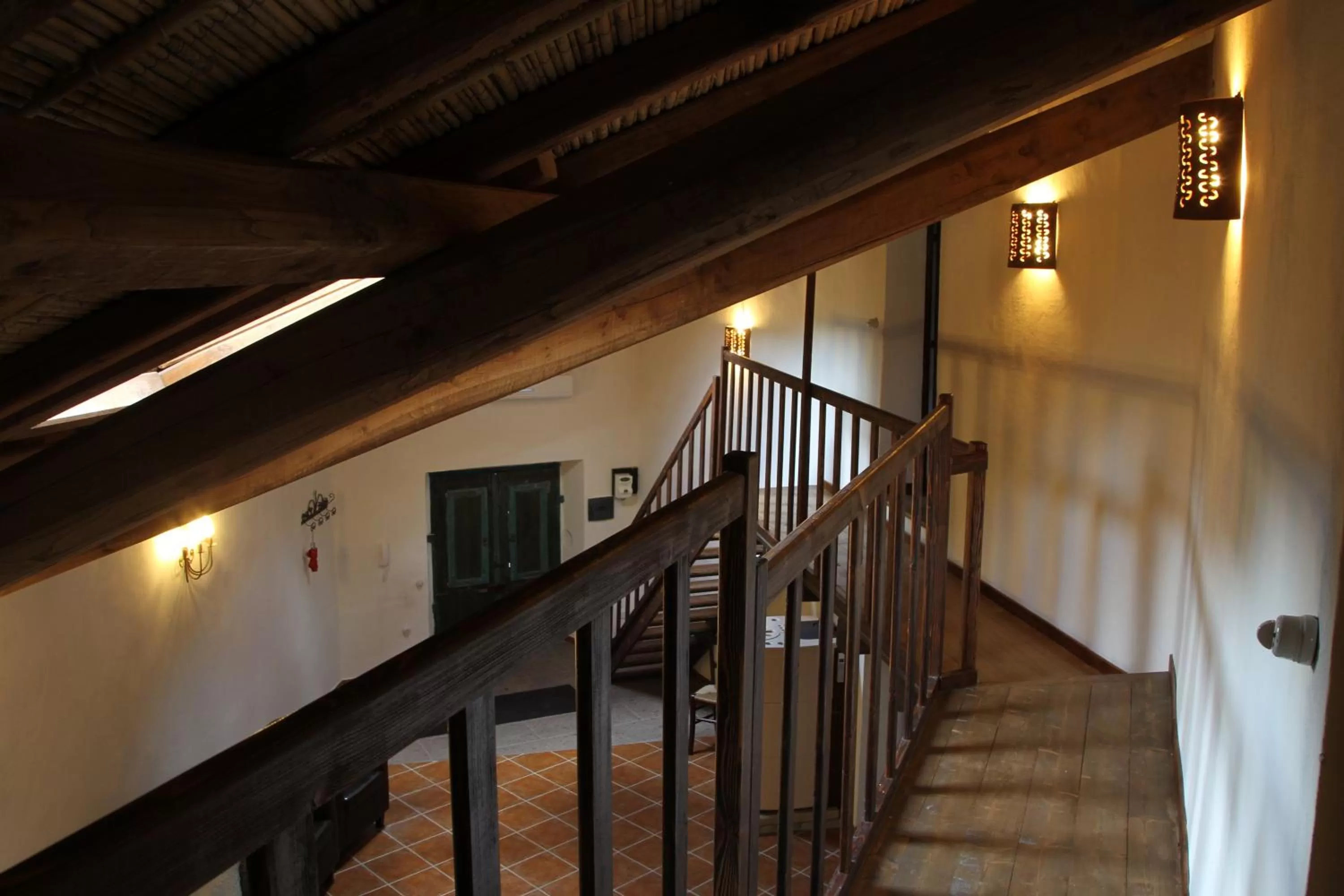 Communal lounge/ TV room in B&B Charme Sa Pardina