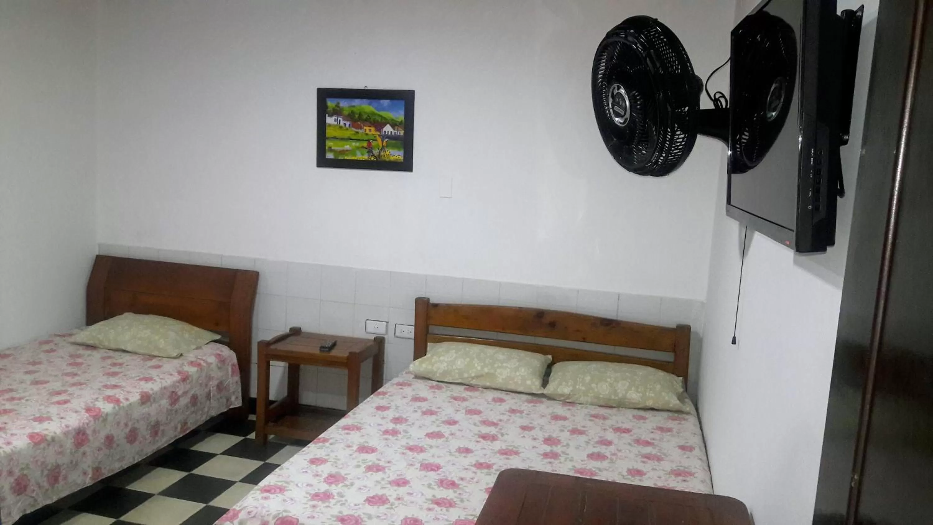 Bed in Hospedaje Santa Bárbara