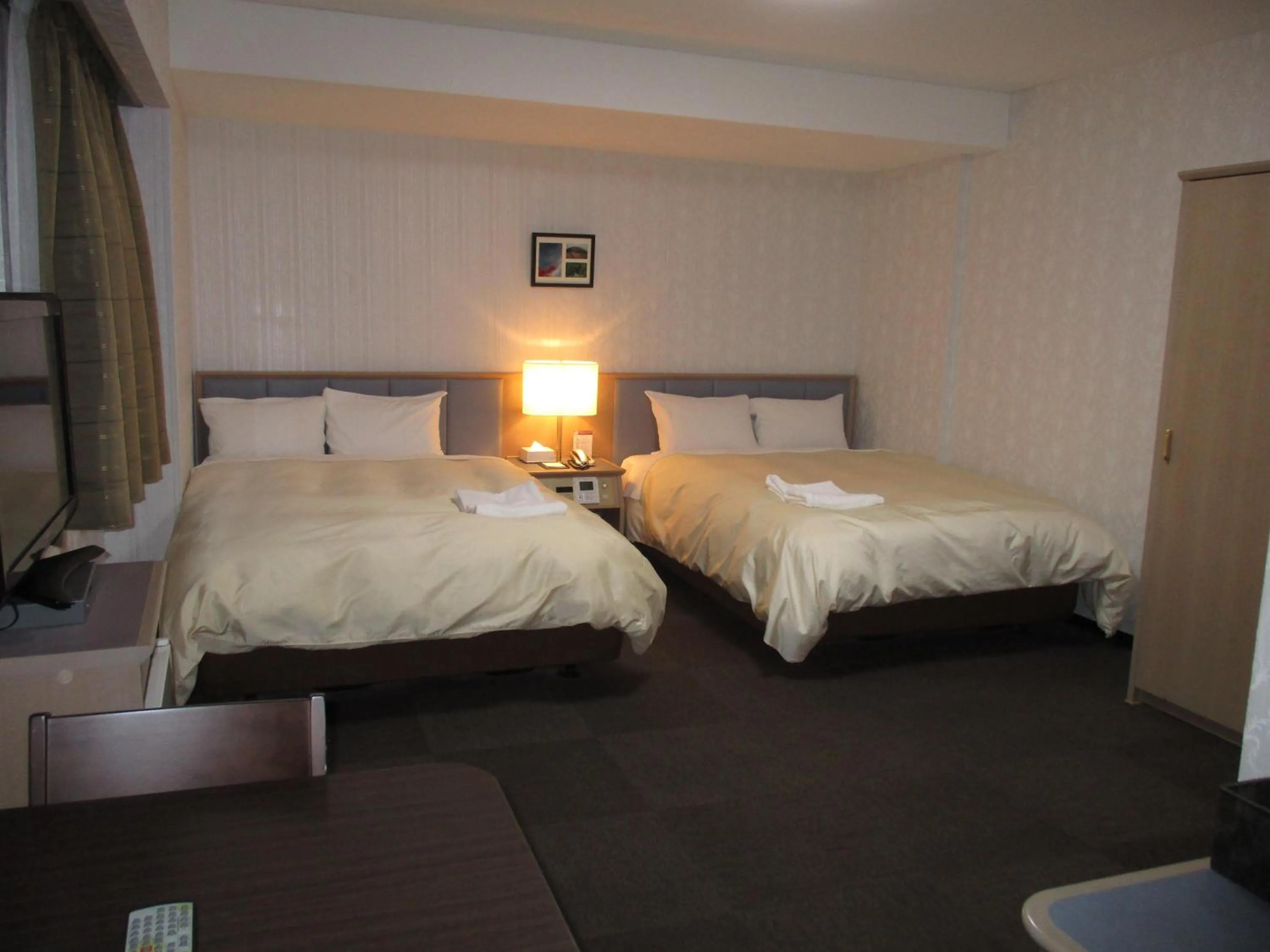 Bed in Hotel Fukushima Hills