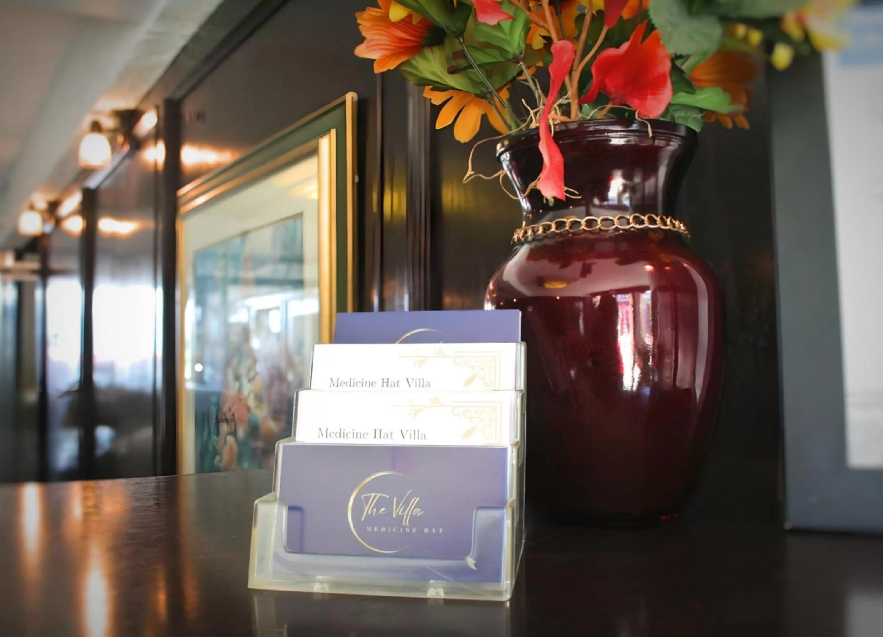 Lobby or reception in The Medicine Hat Villa