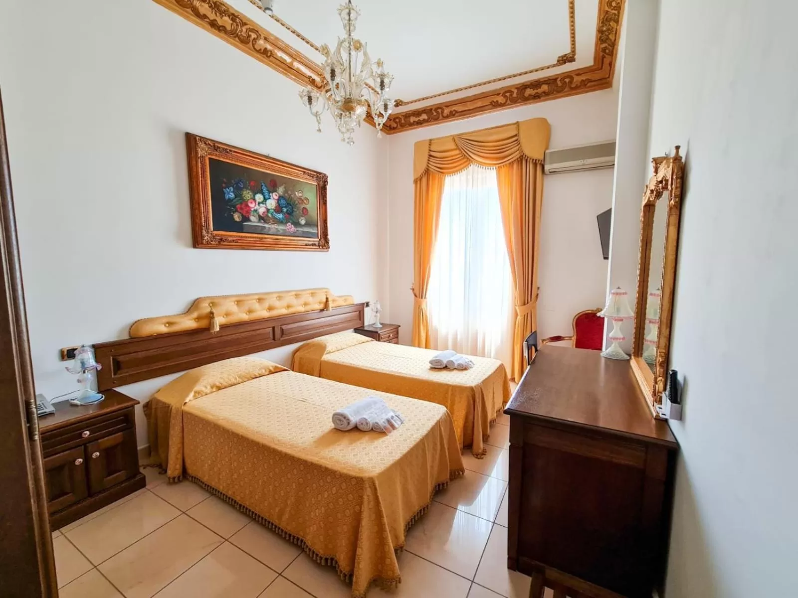 Bed in Euro Hotel Iglesias