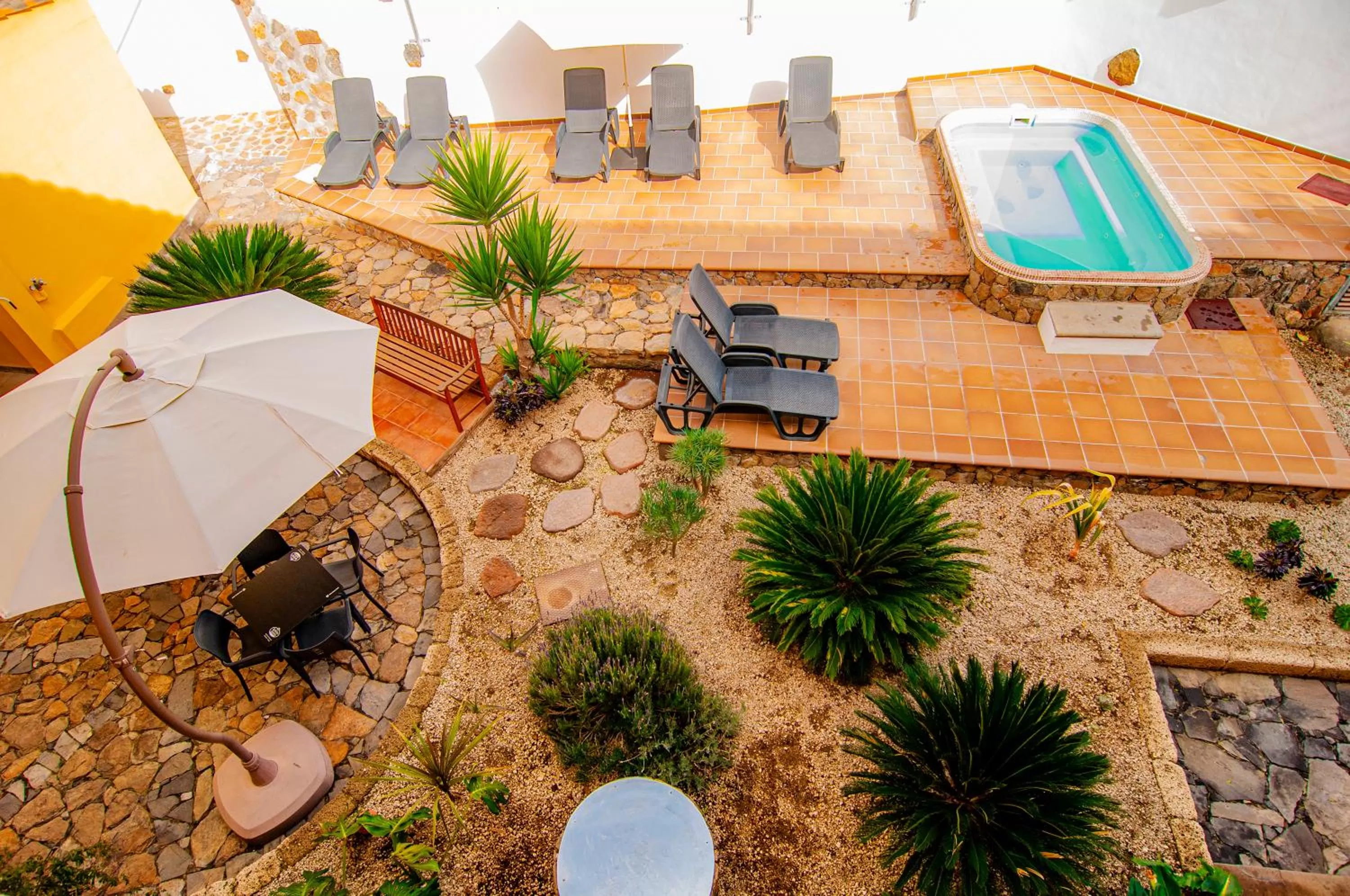 Patio in Hotel El Tejar & Spa