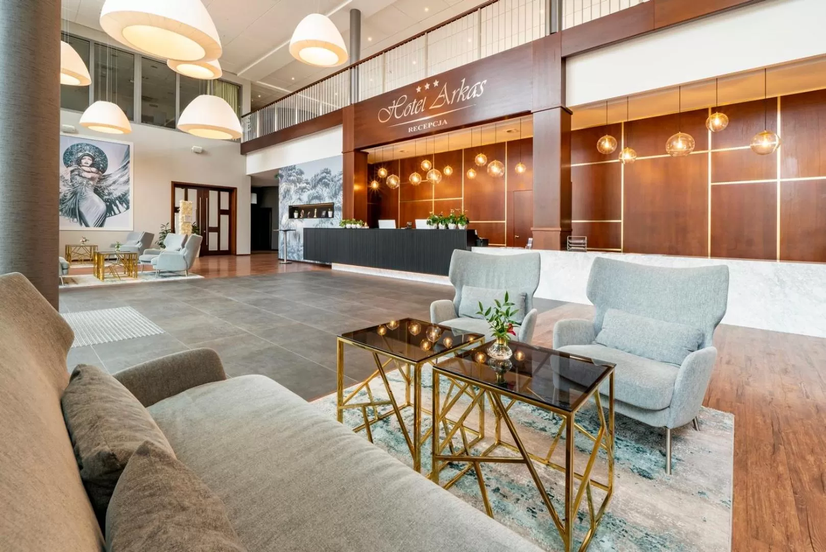 Lobby or reception in Hotel Arkas