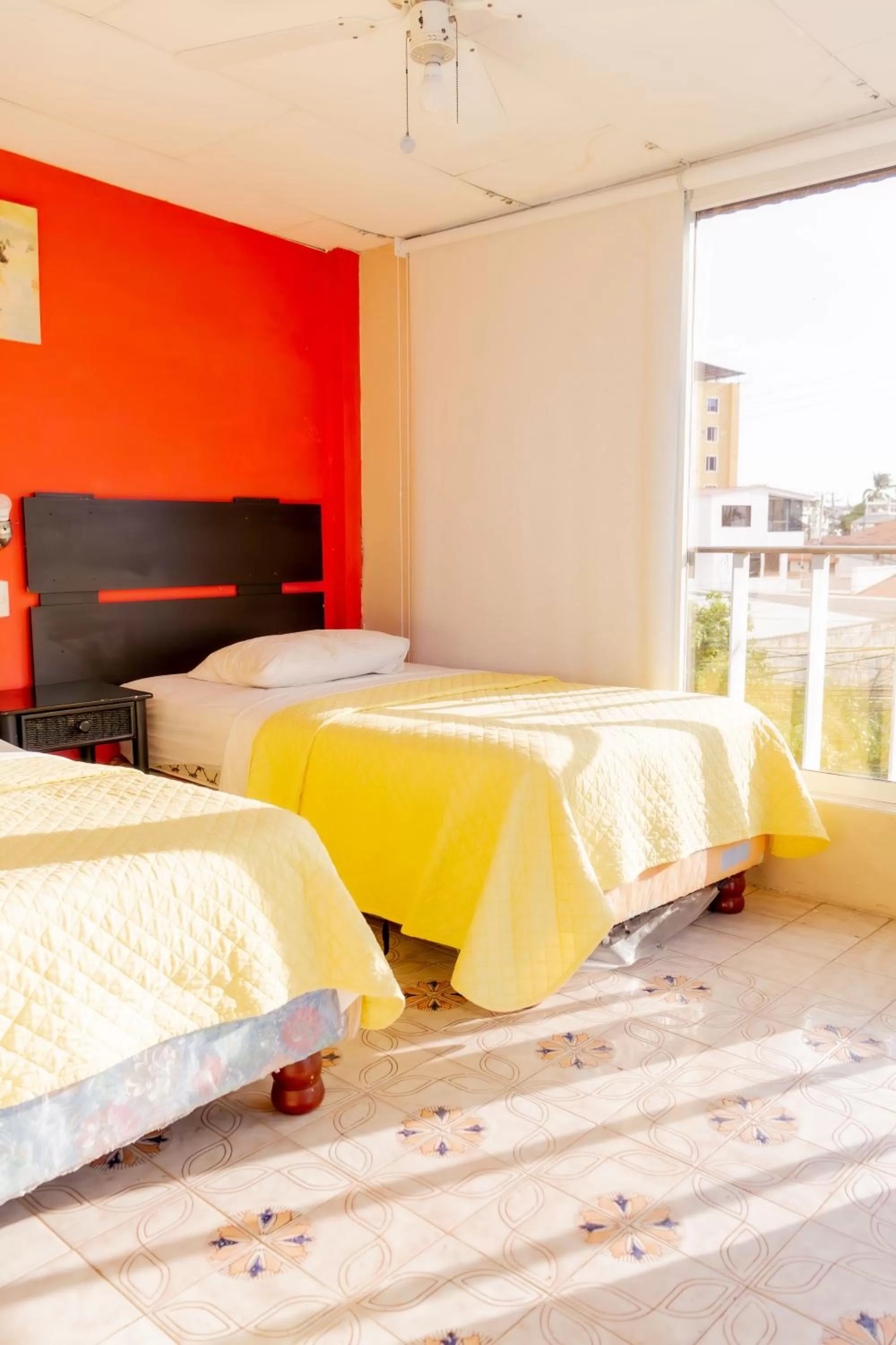 Bed in Hostal Antares