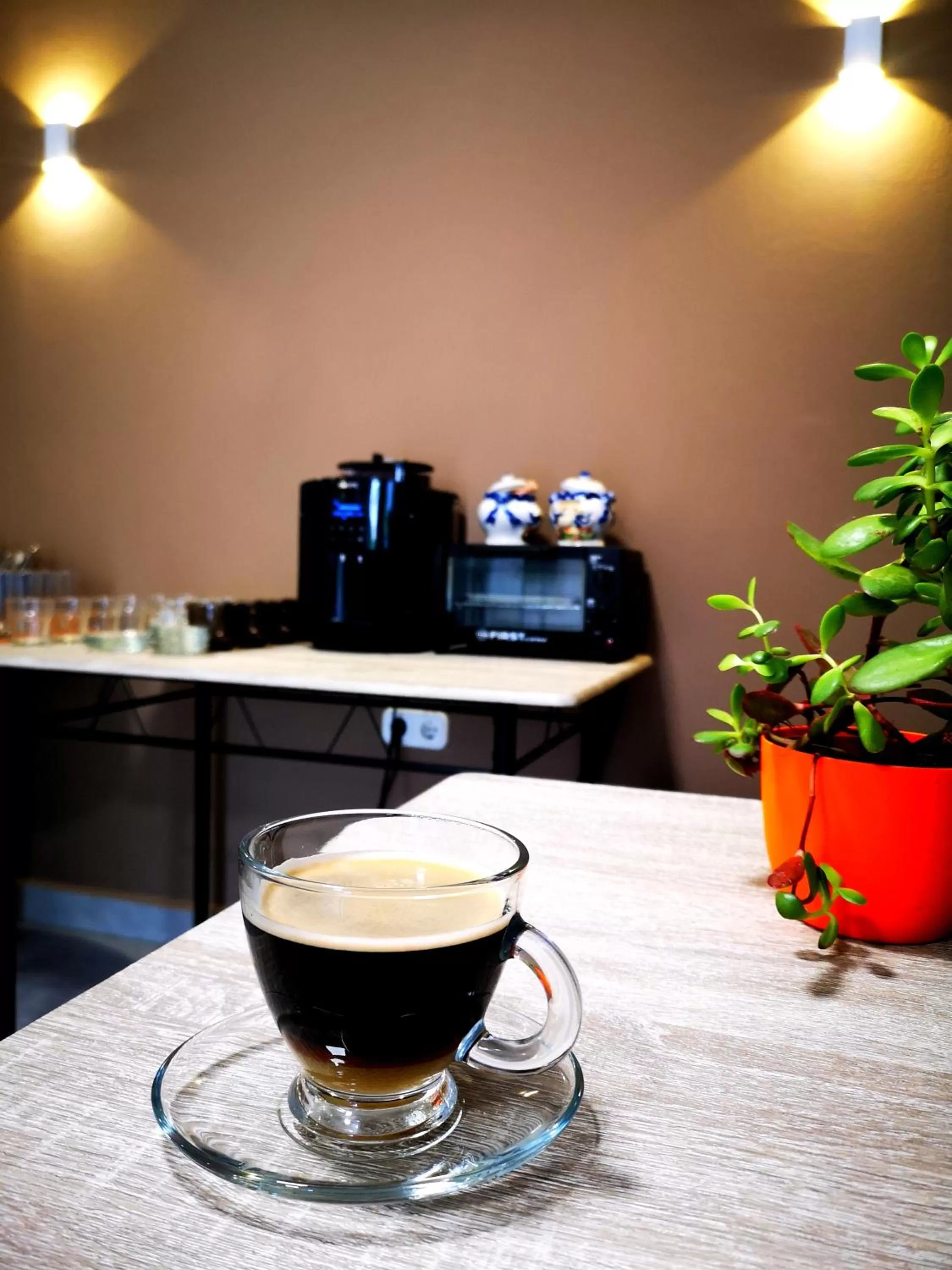 Coffee/tea facilities in Zöld Sziget Wellness