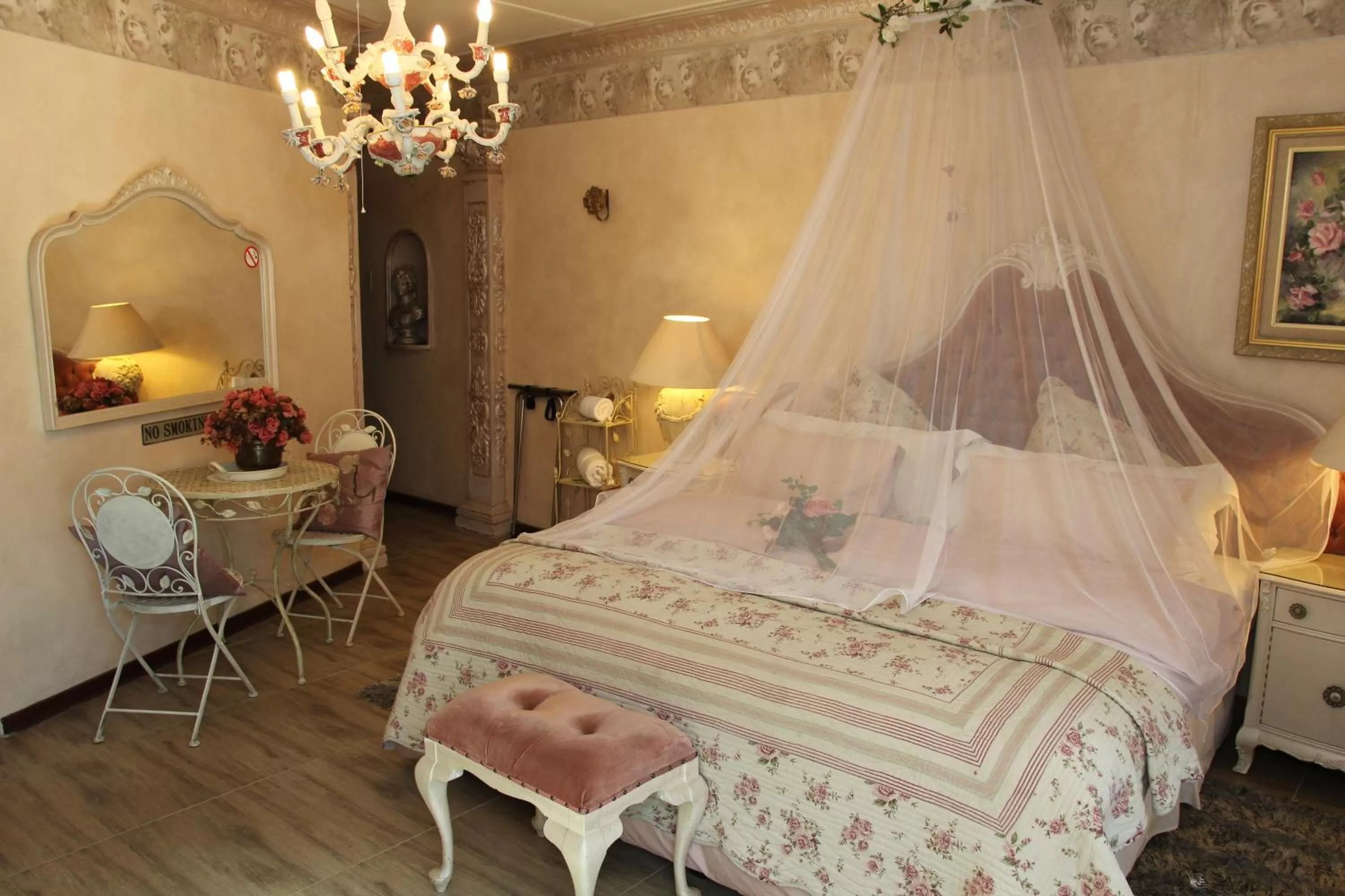 Bed in Victoria Manor