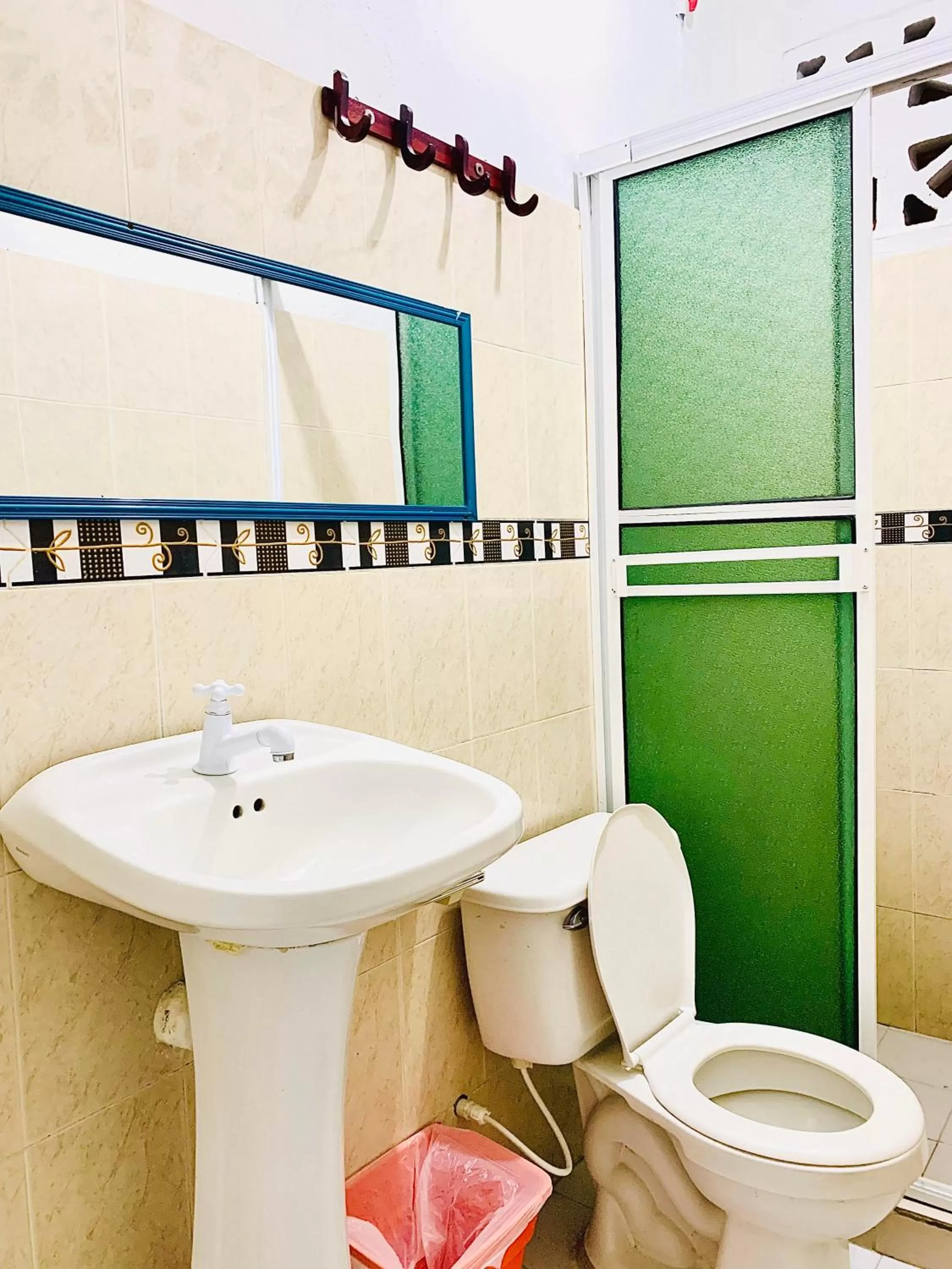 Toilet, Bathroom in Hotel La Española