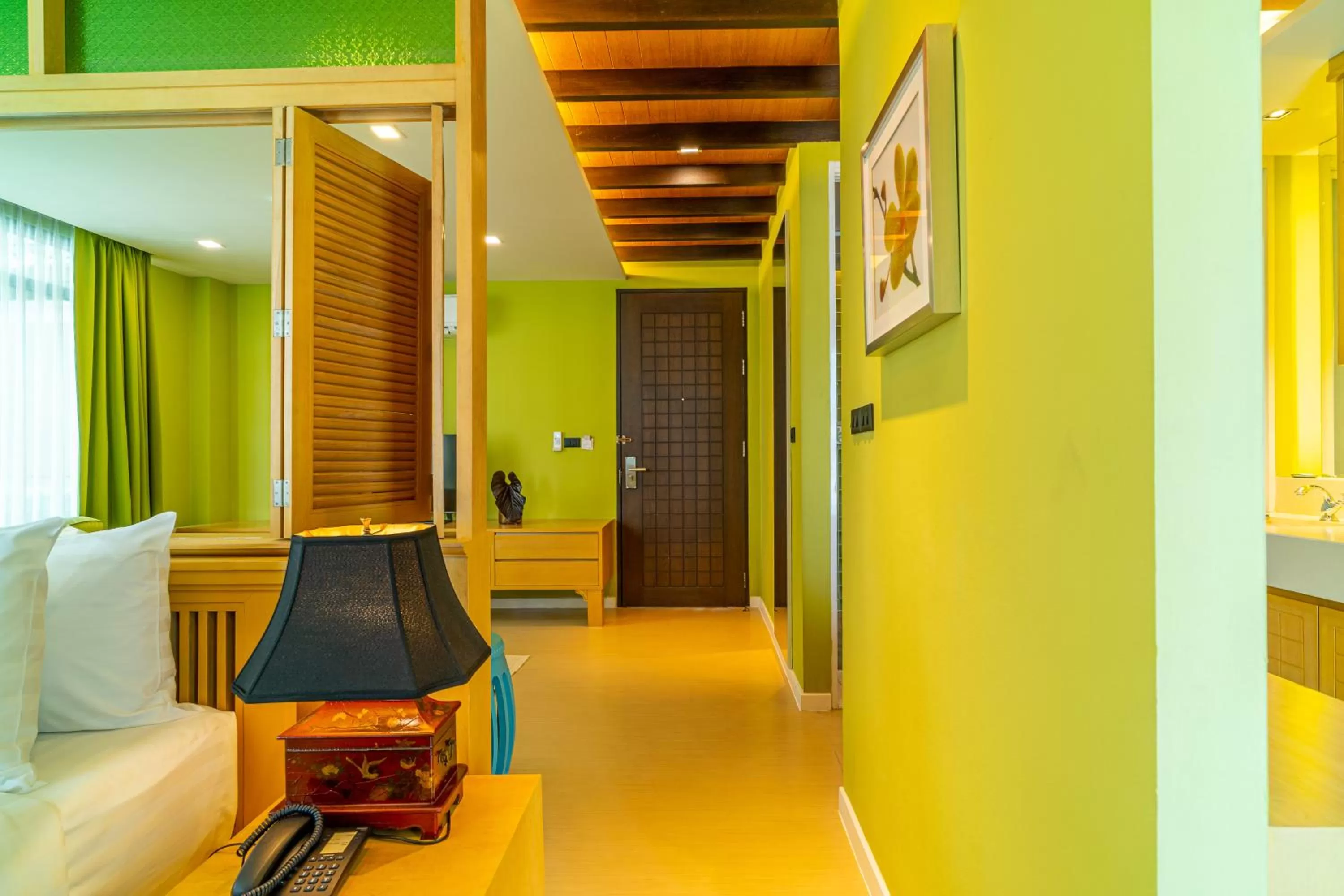 Photo of the whole room, Bed in Amber Boutique Silom