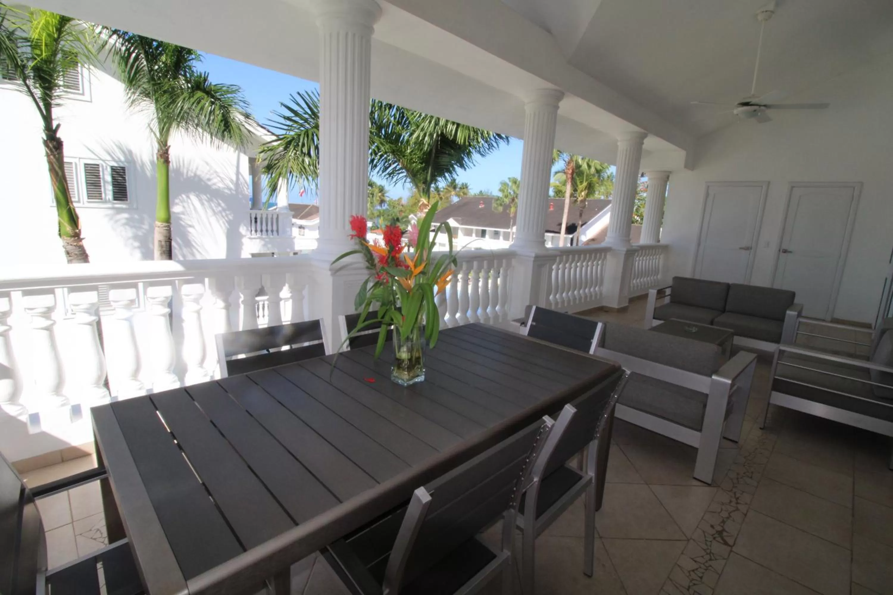Balcony/Terrace in Albachiara Hotel - Las Terrenas