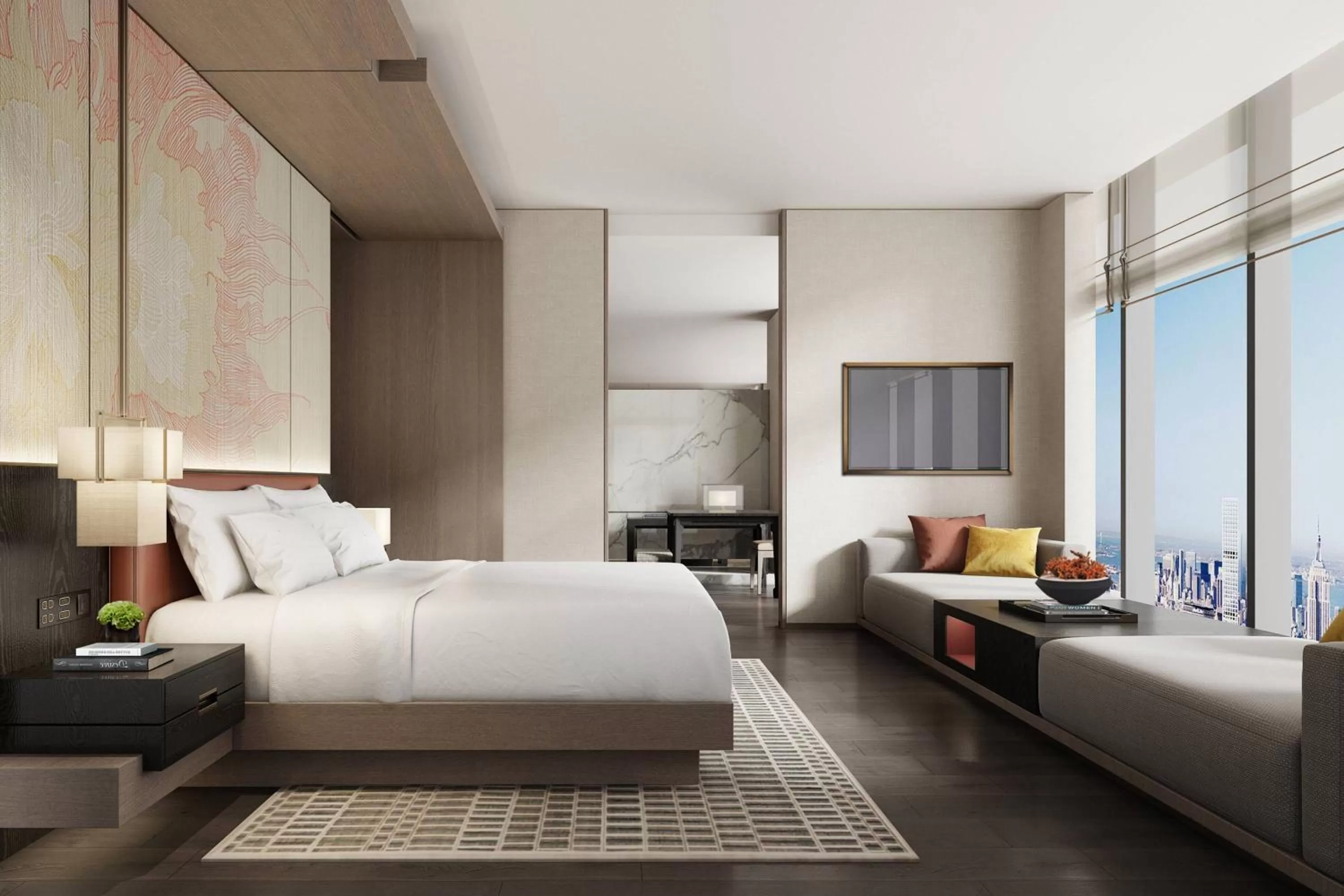 Bedroom, Bed in Courtyard by Marriott Luoyang