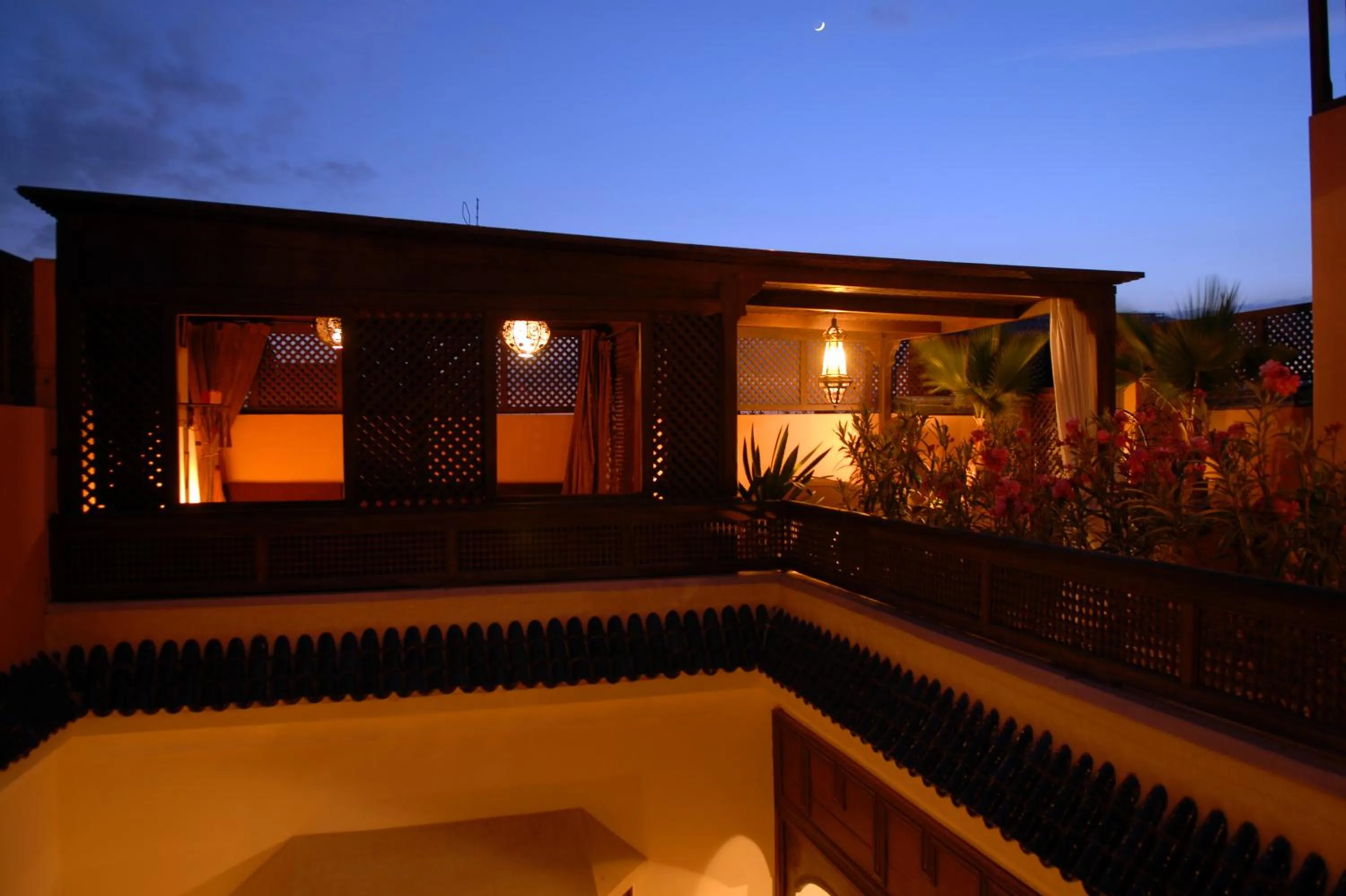Balcony/Terrace in Riad Aubrac