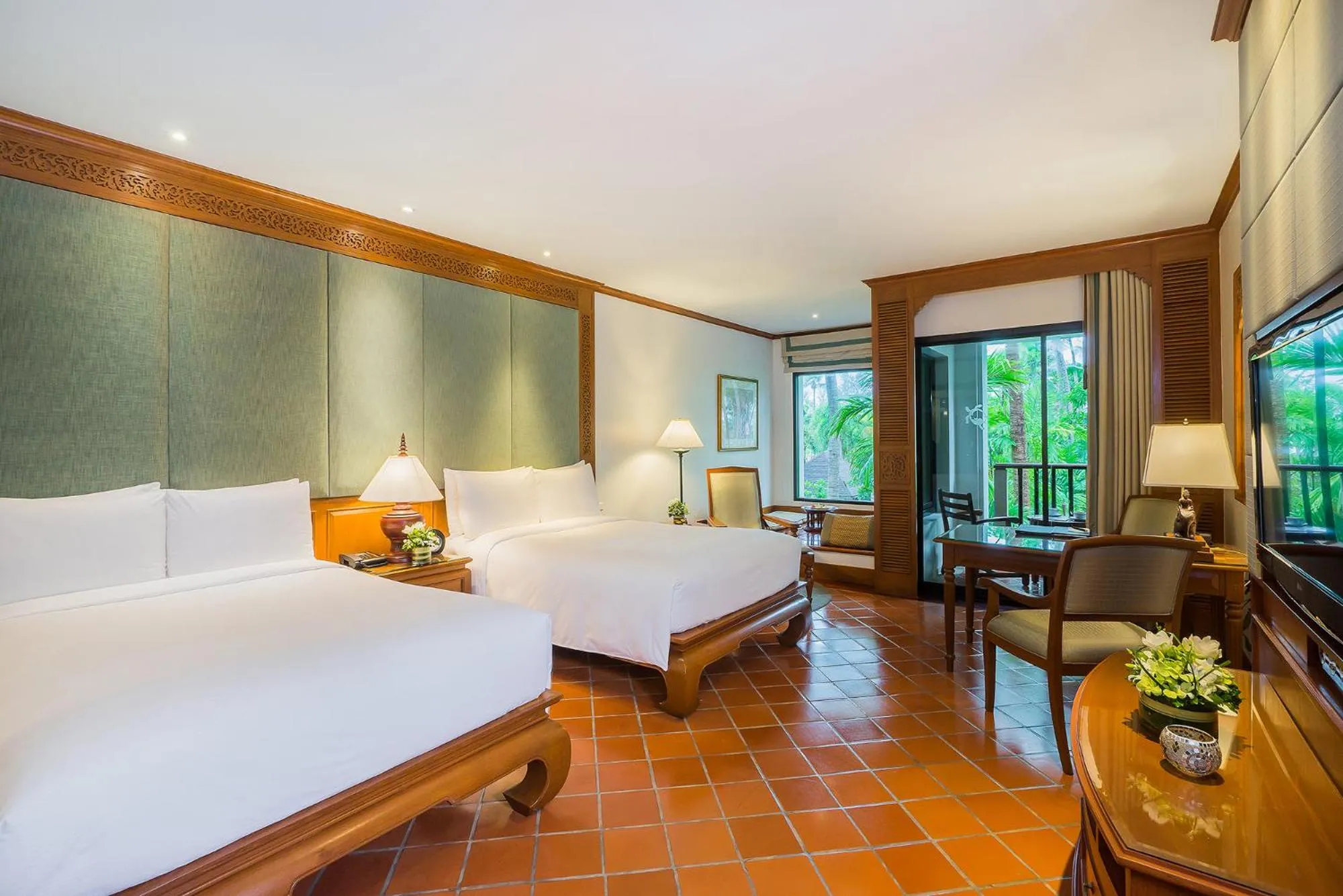 Bed in JW Marriott Phuket Resort and Spa