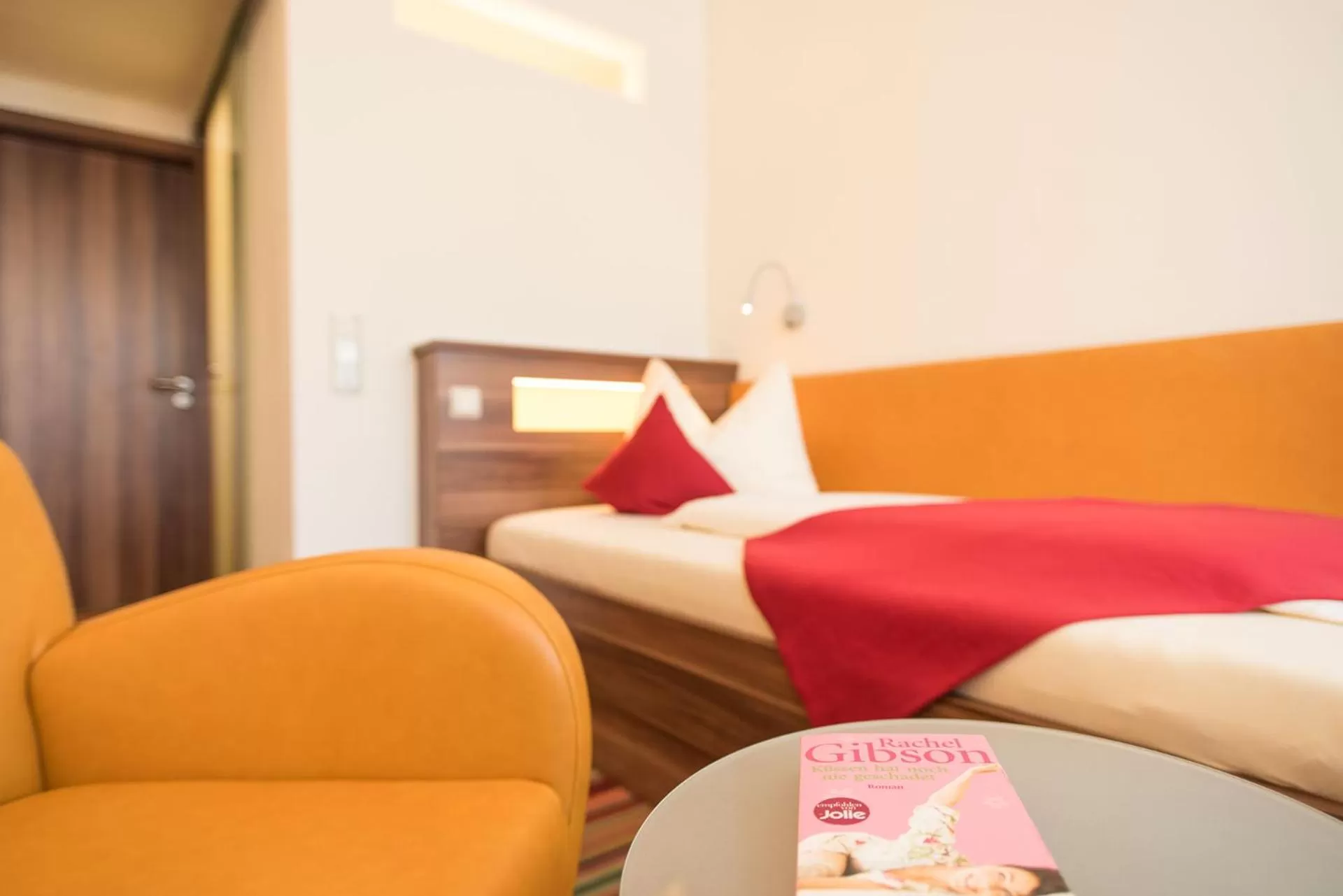 Bed in Hotel Peterhof