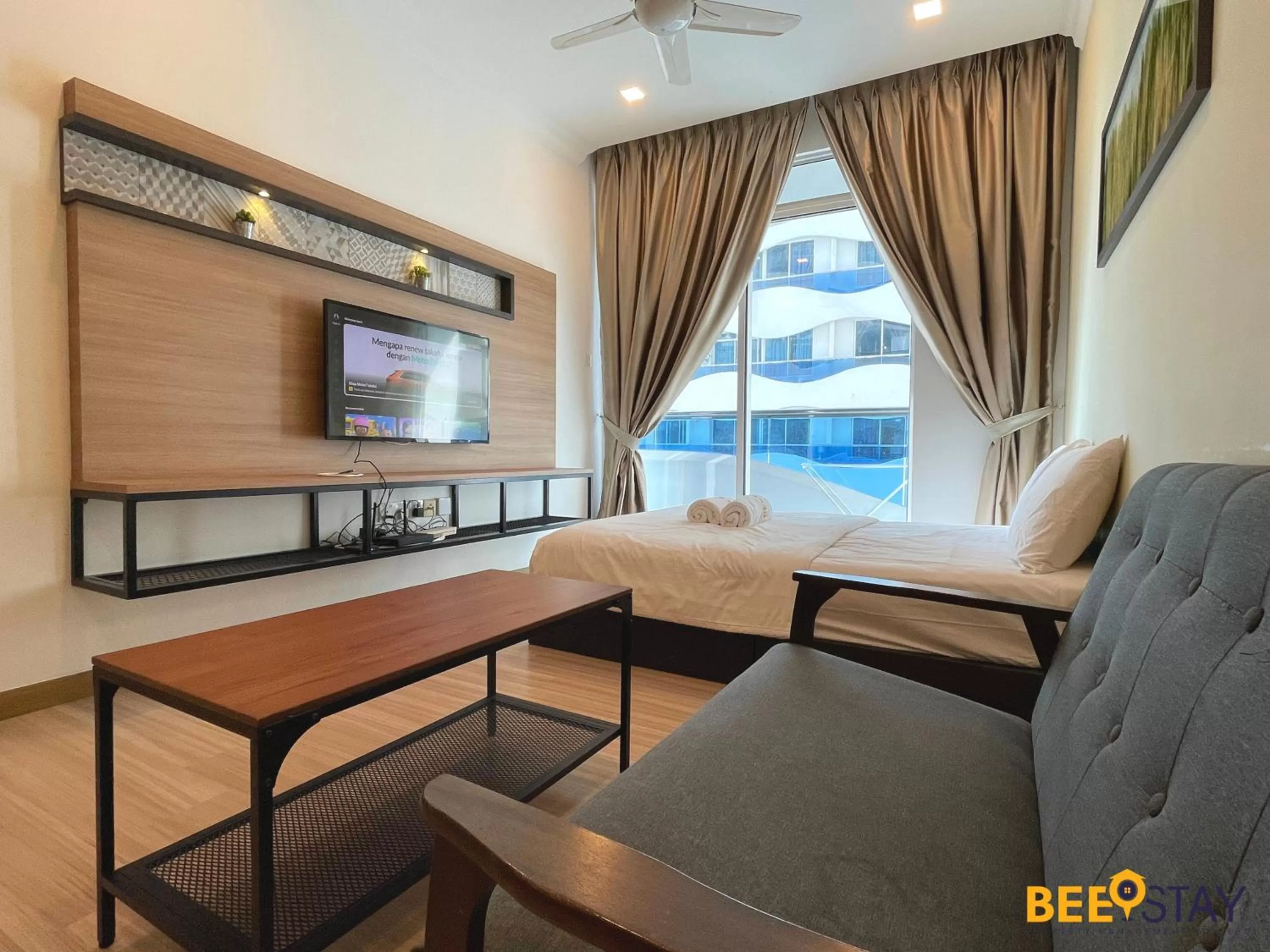 Seating Area in The Wave Suites Melaka by BEESTAY