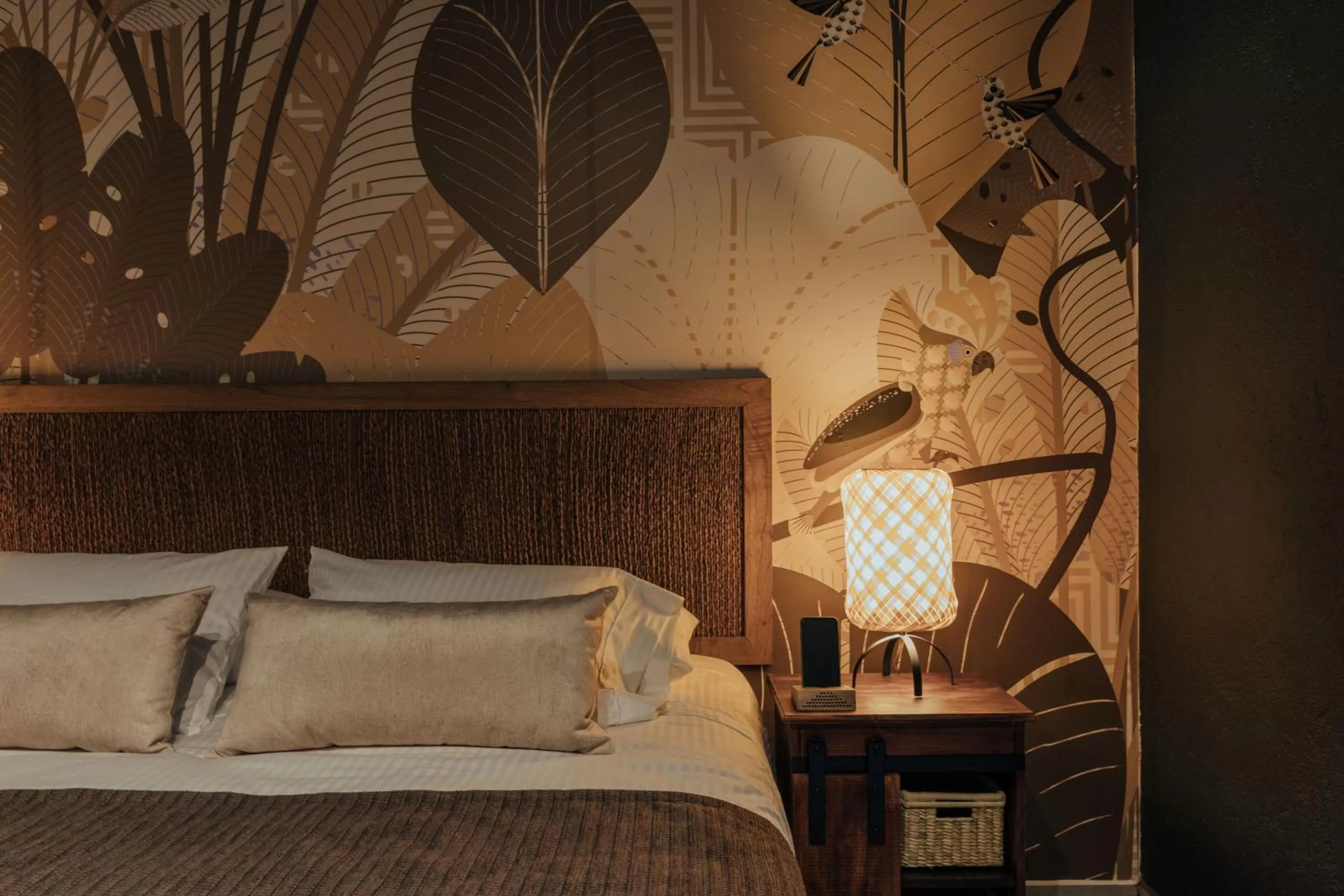 Decorative detail, Bed in Sui Posada Boutique