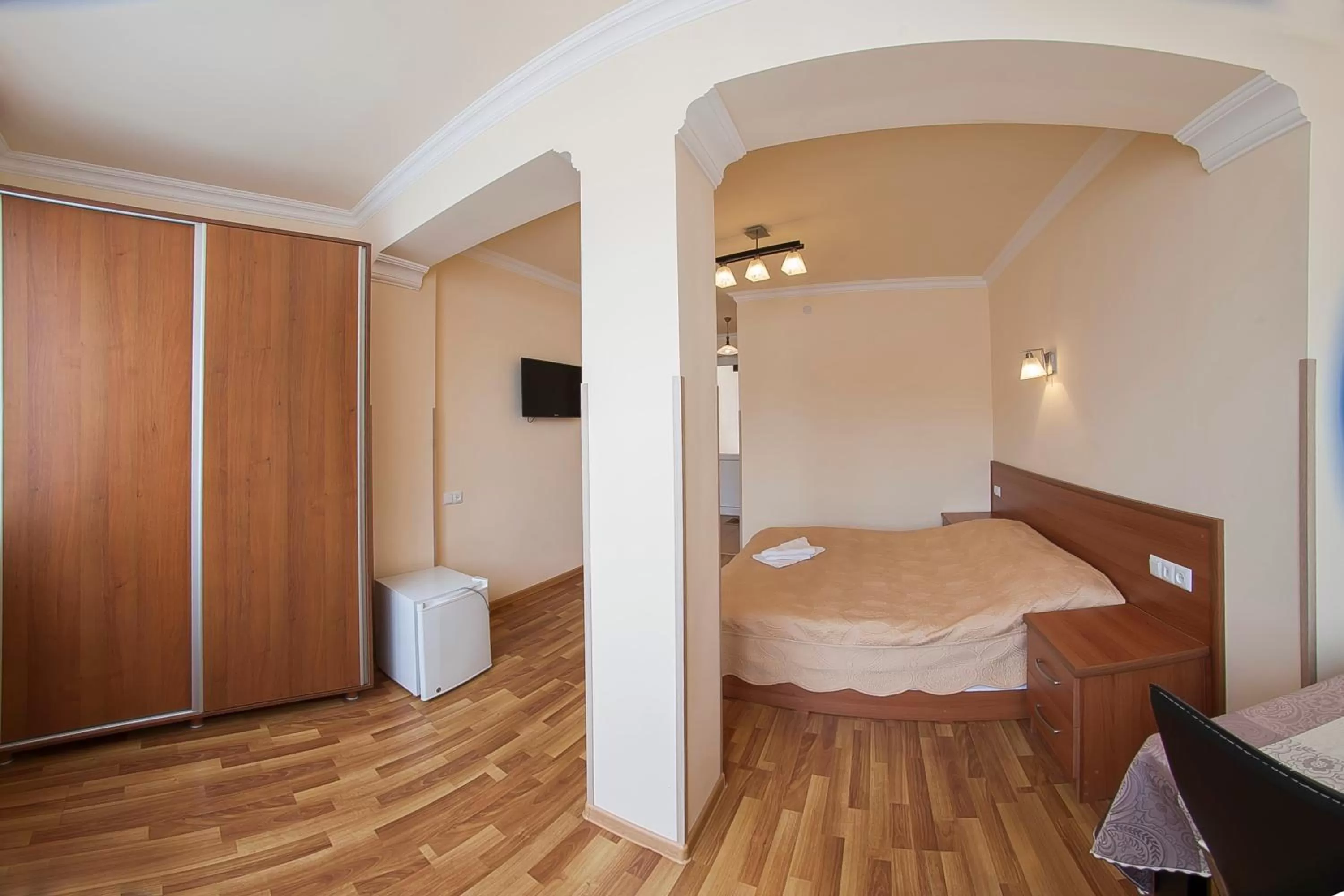 Bed in Jermuk Ani Hotel