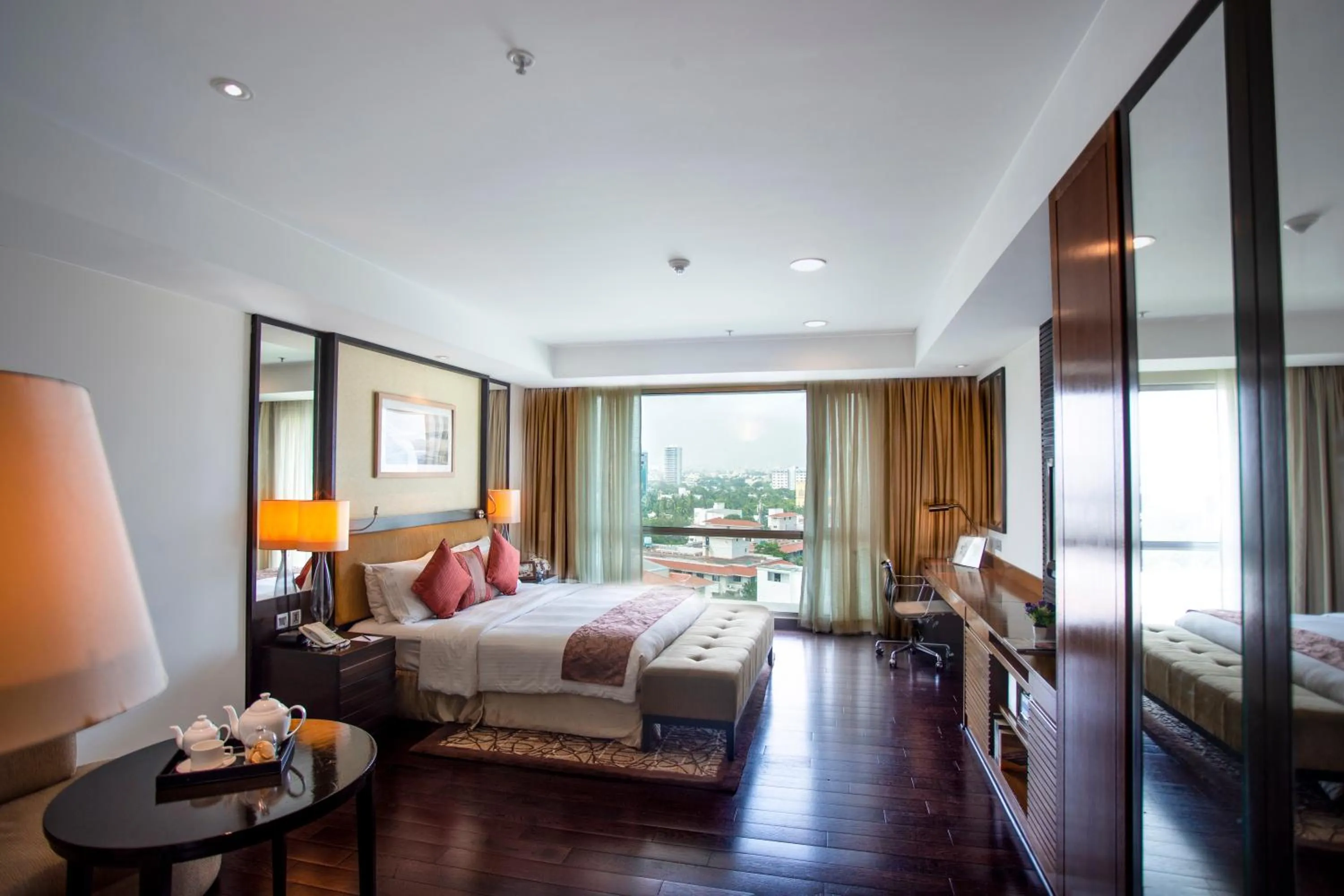 Bedroom, Bed in Somerset Greenways Chennai