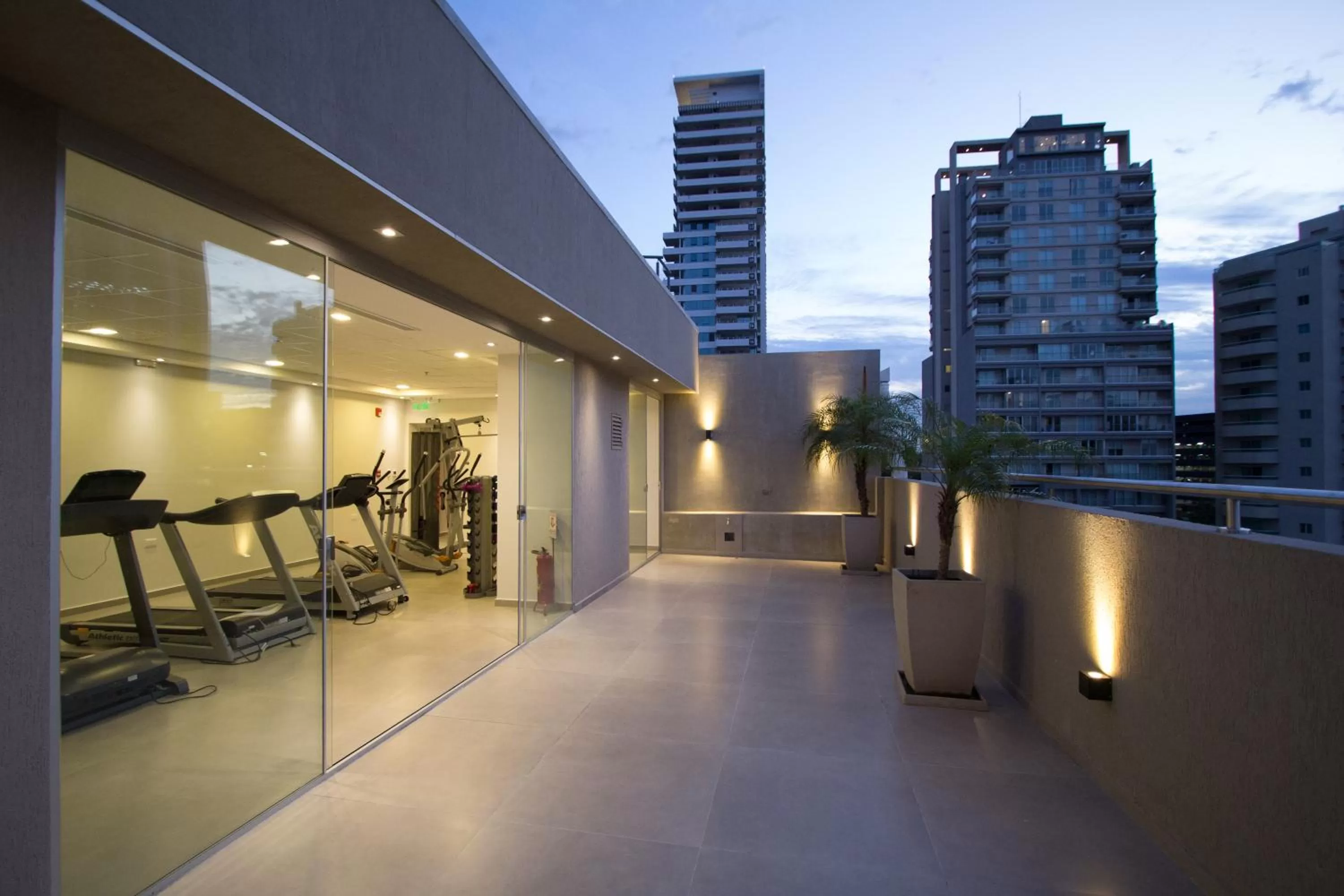 Fitness centre/facilities in Hotel Le Pelican