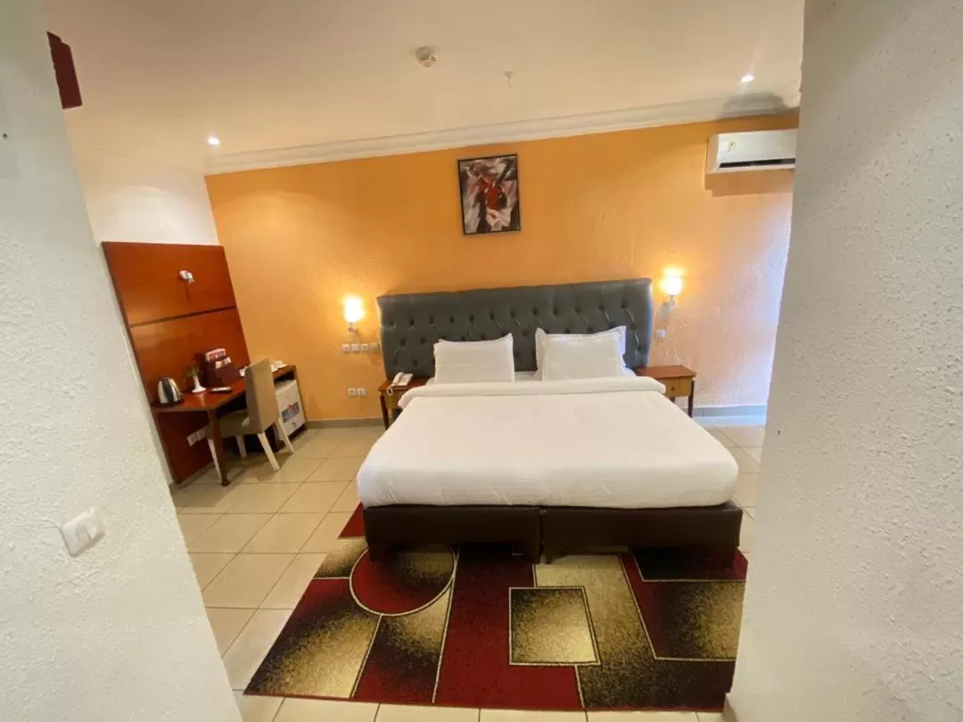 Bed in Fini Hotel Bobende