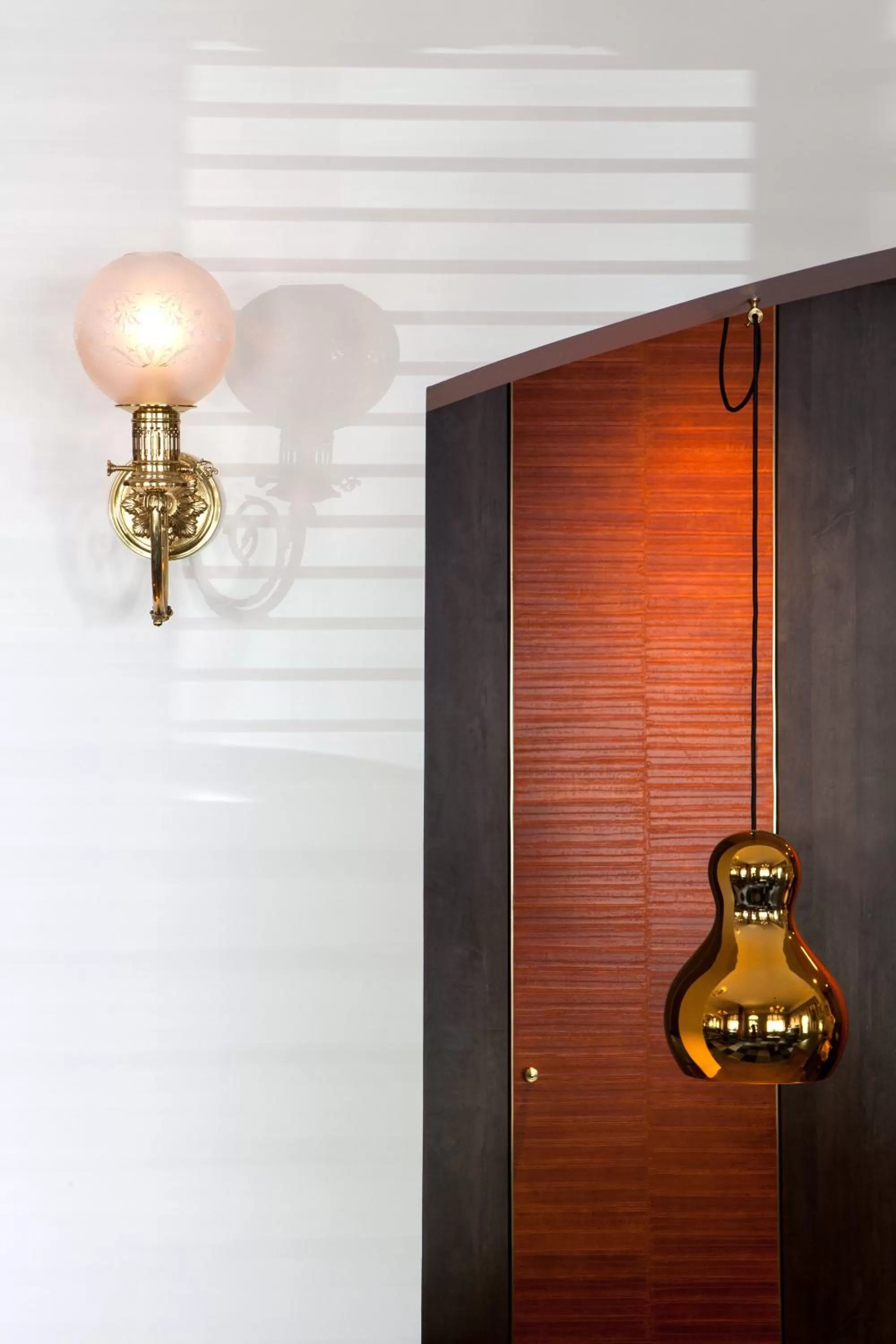 Decorative detail in Logis Hôtel Beauséjour Colmar