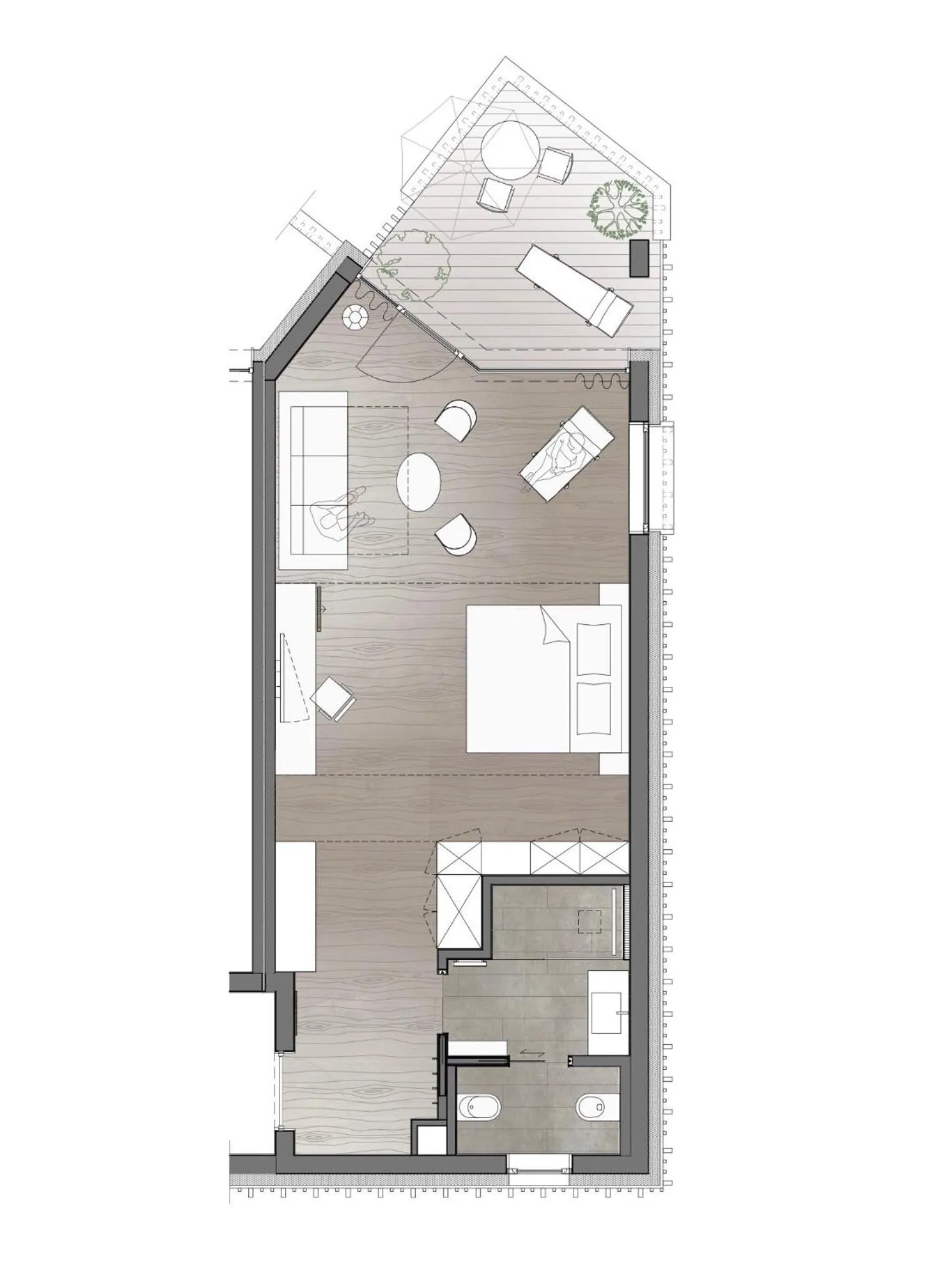 Bathroom in Hotel Plattenhof