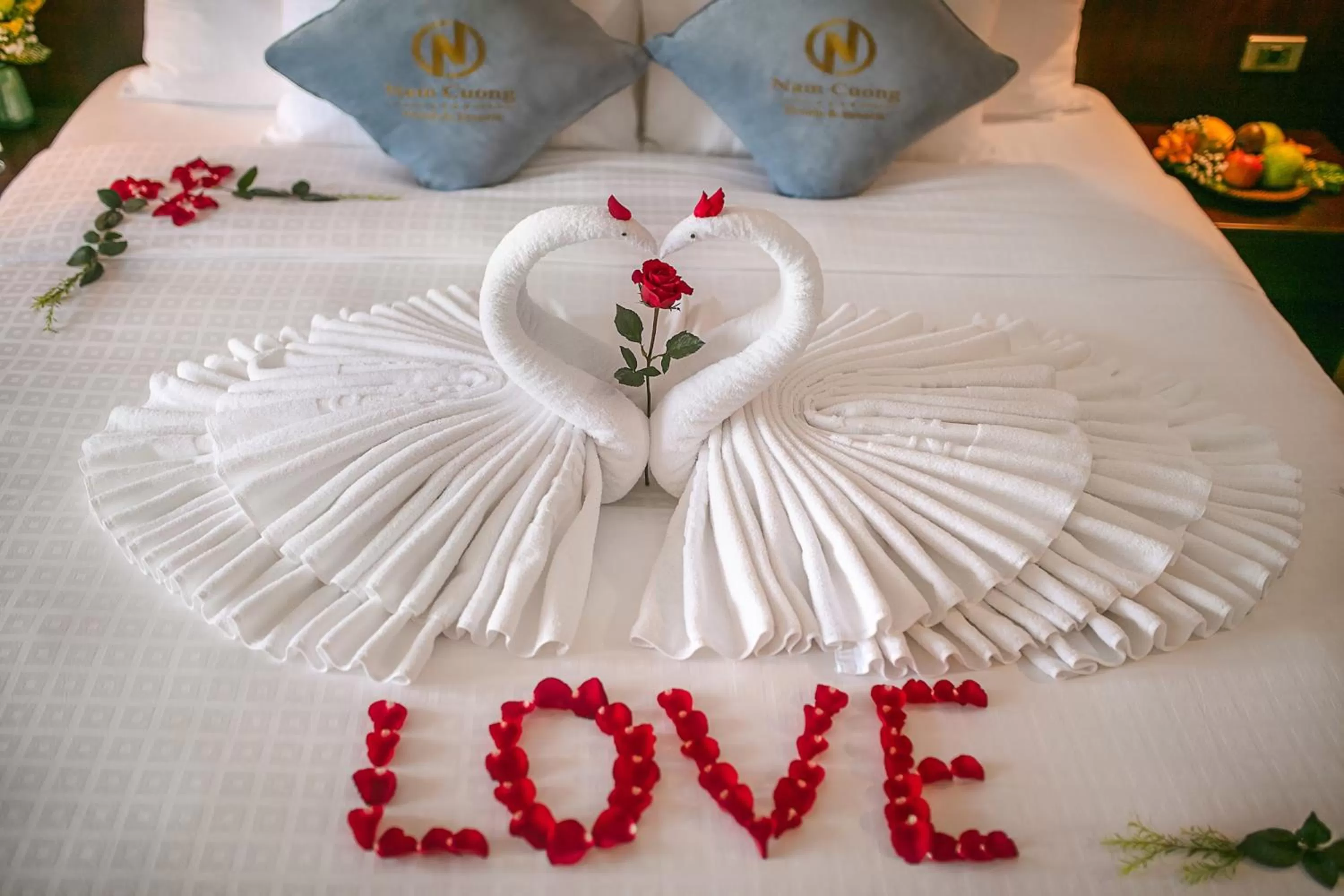 Bed in The Tray Hotel Hai Phong