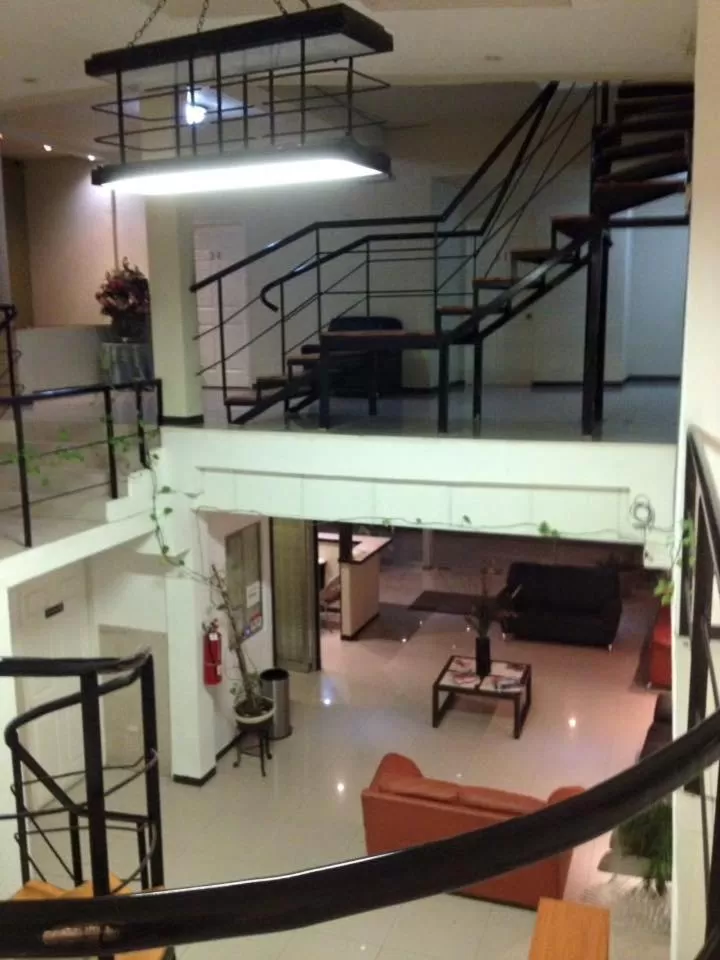 Lobby or reception in Hotel Santa Cruz