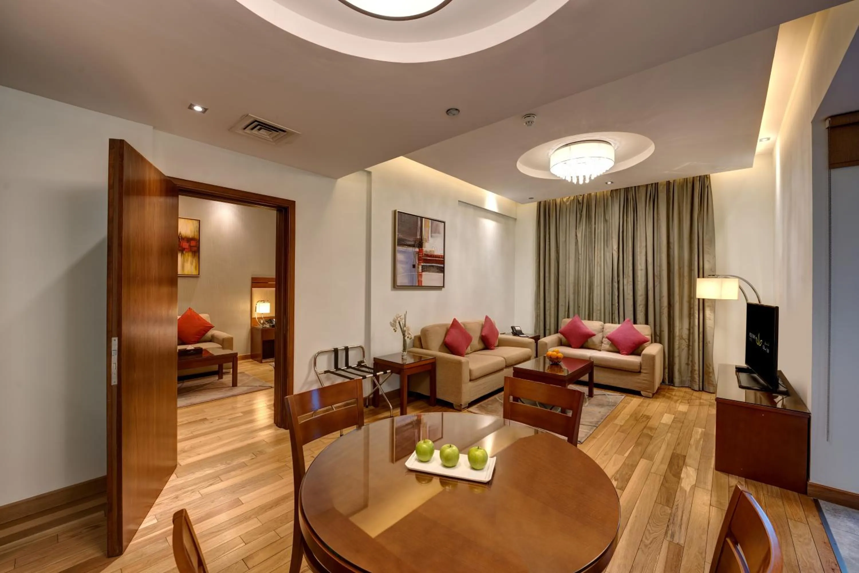 Living room in Rose Park Hotel - Al Barsha, Opposite Metro Station