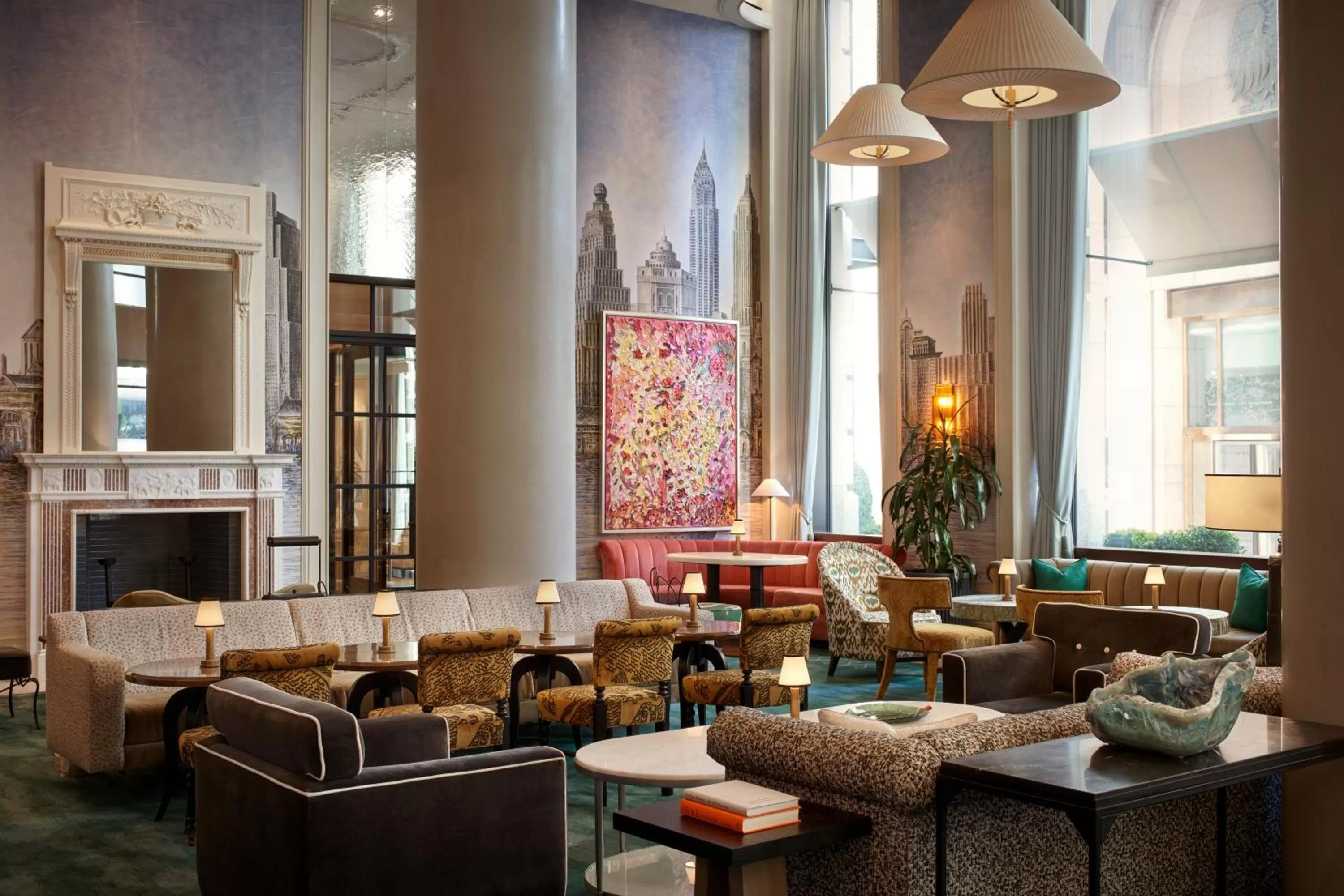 Lounge or bar in The Wall Street Hotel New York City