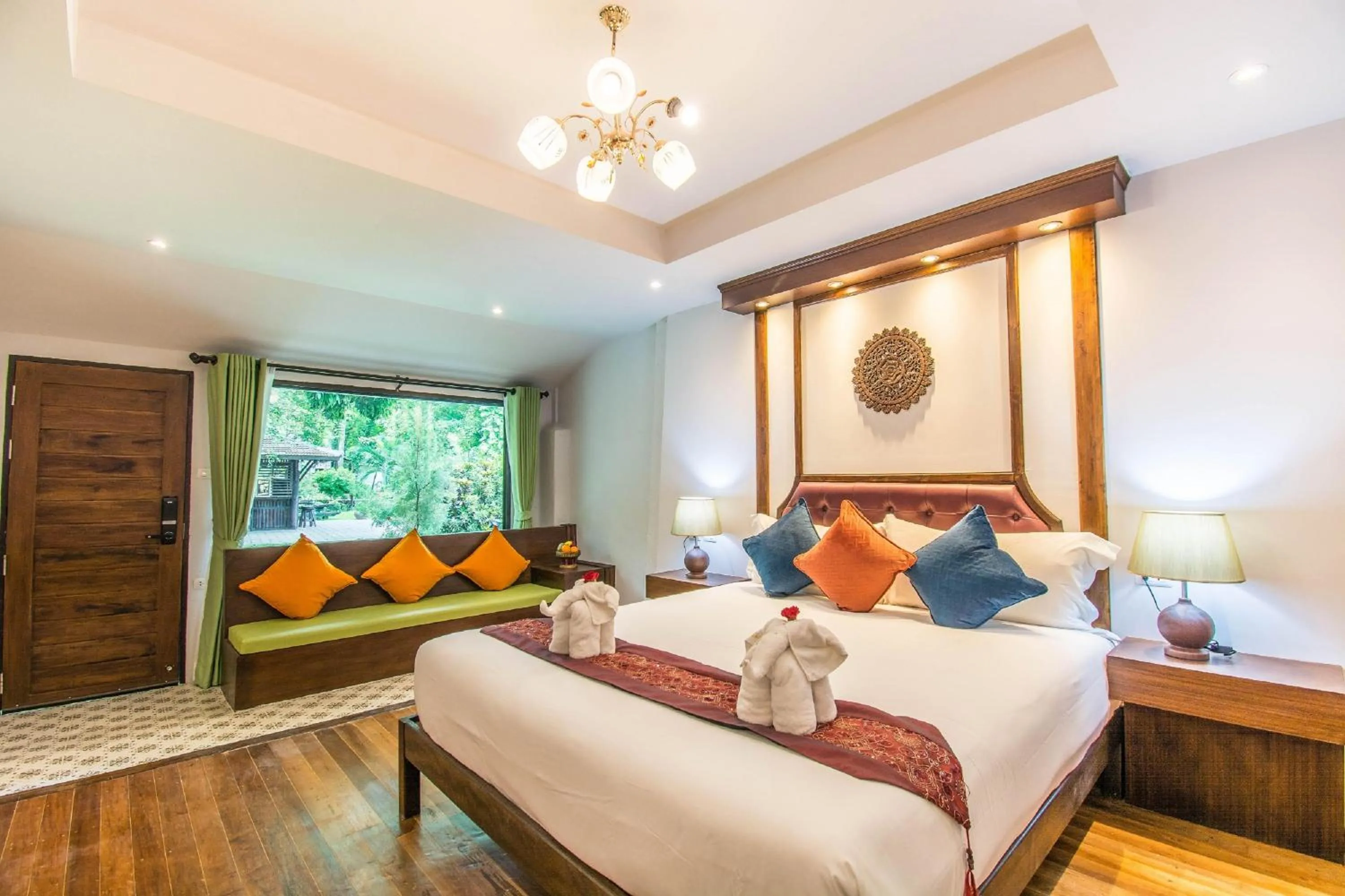 Bed in E-Outfitting Doikham Resort