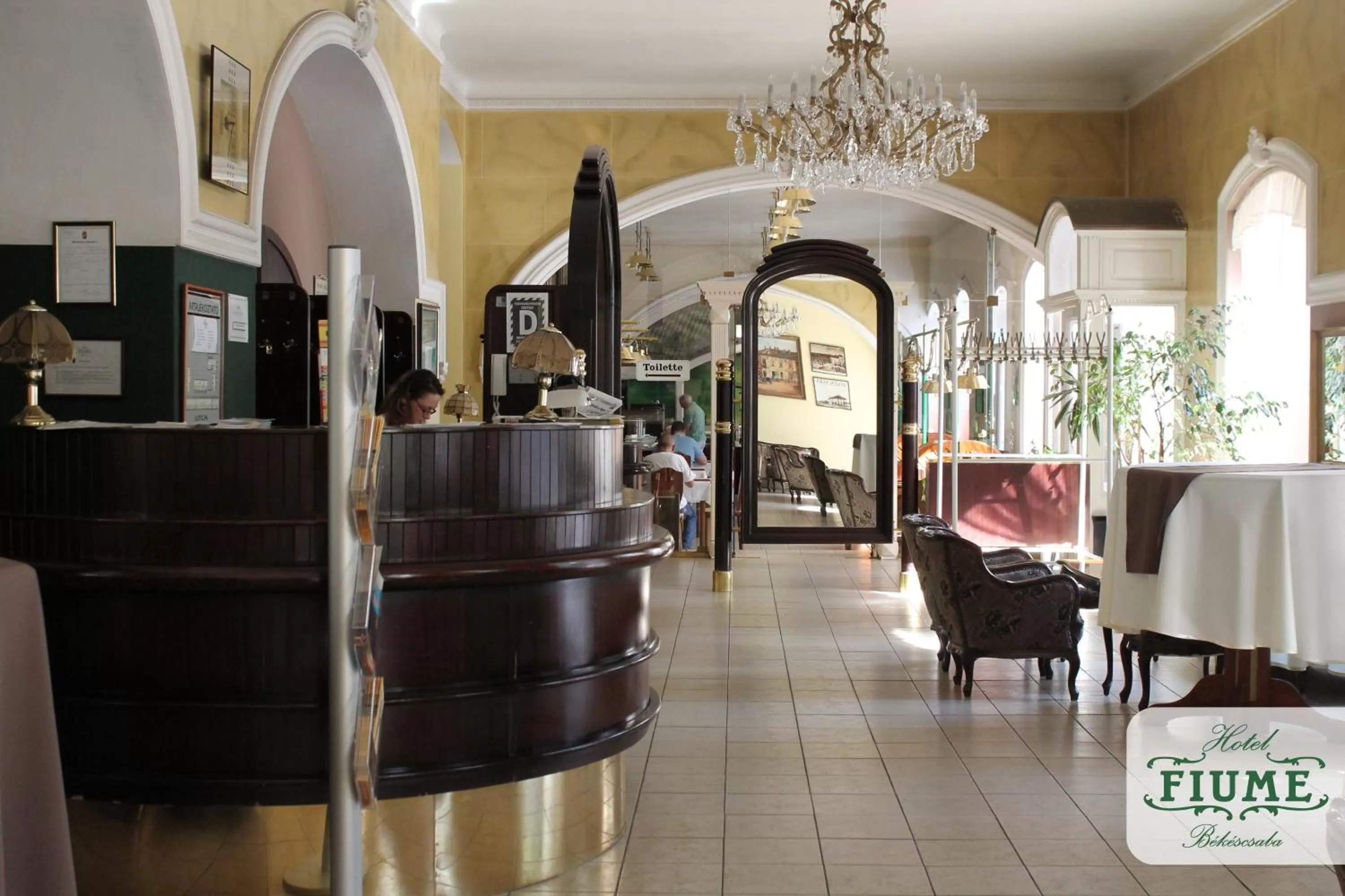 Lobby or reception in Fiume Hotel