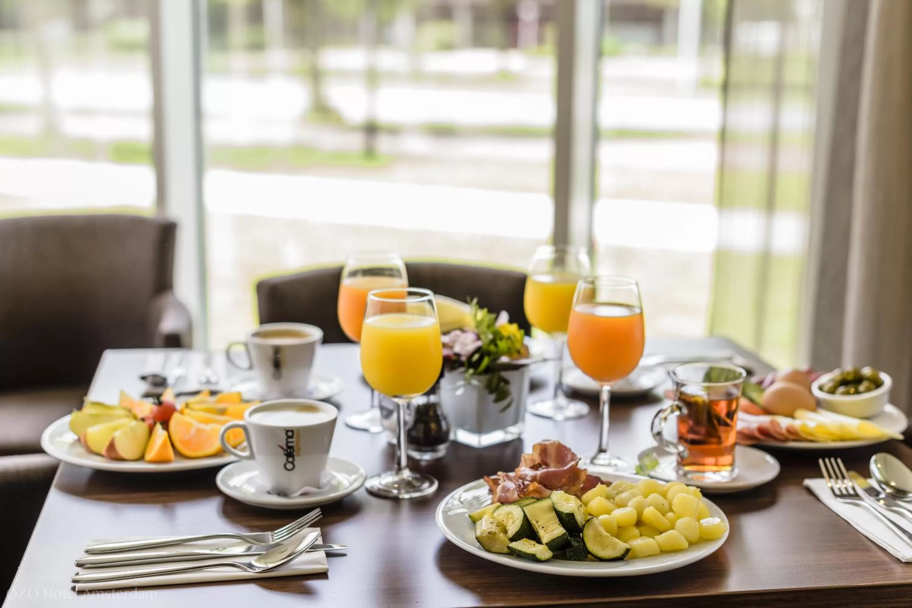 Food close-up in OZO Hotels Arena Amsterdam
