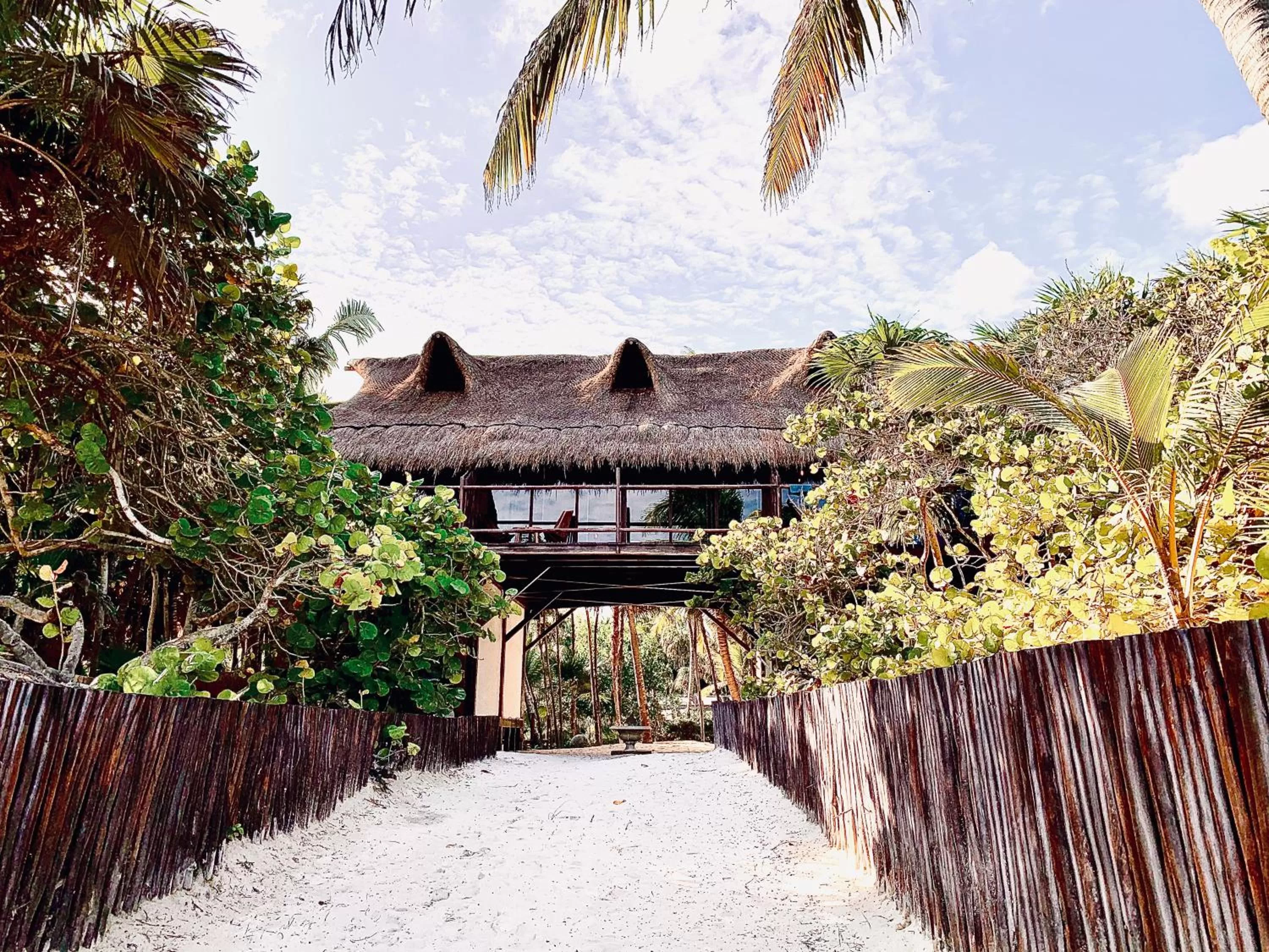 Property building in Libelula Tulum Beachfront Hotel