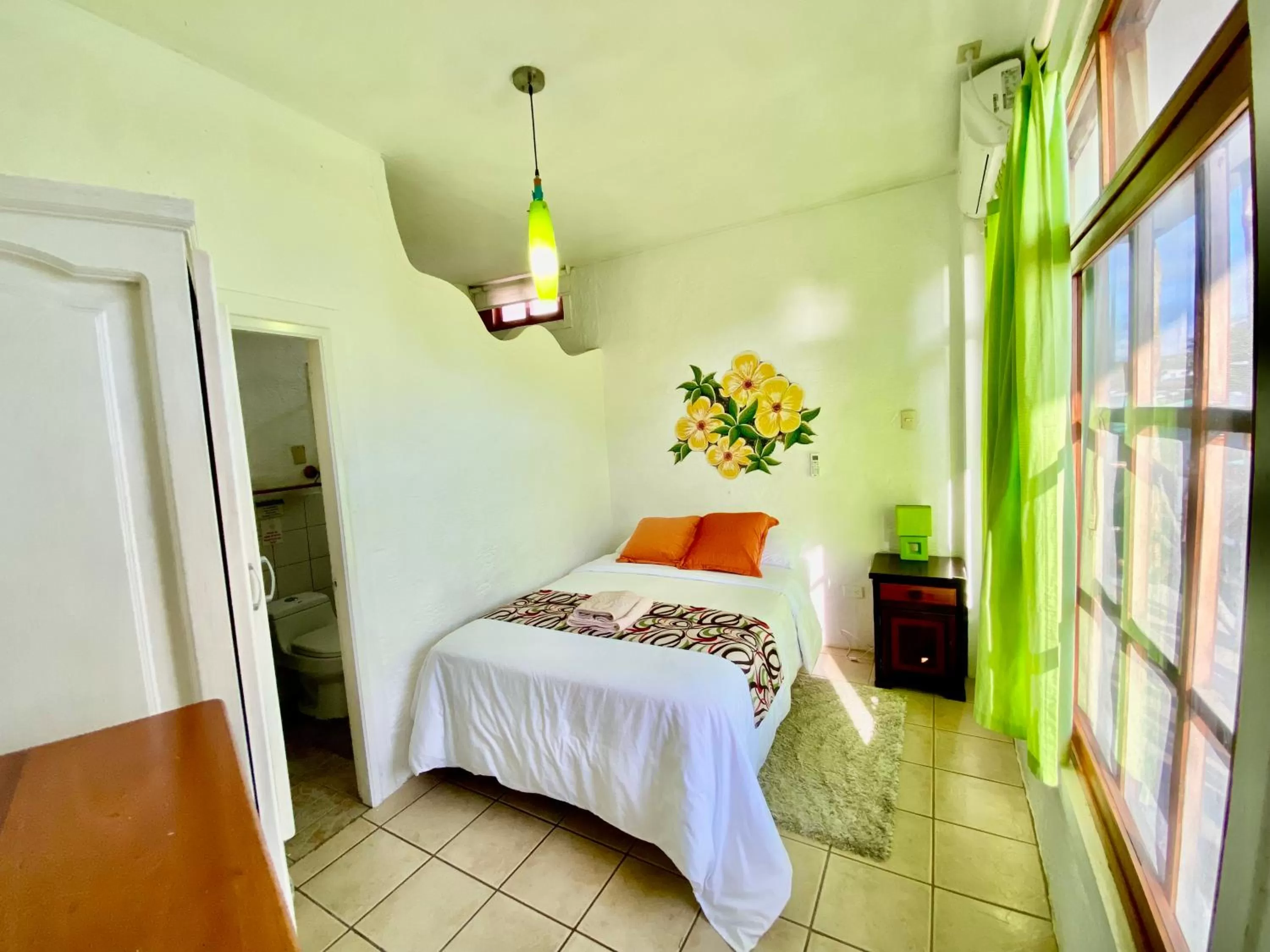 Bed in Hotel Miconia