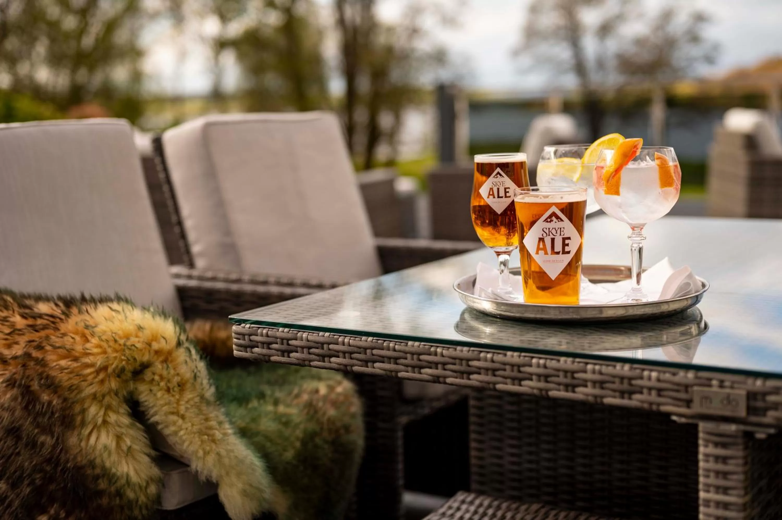 Food close-up in Skeabost House Hotel
