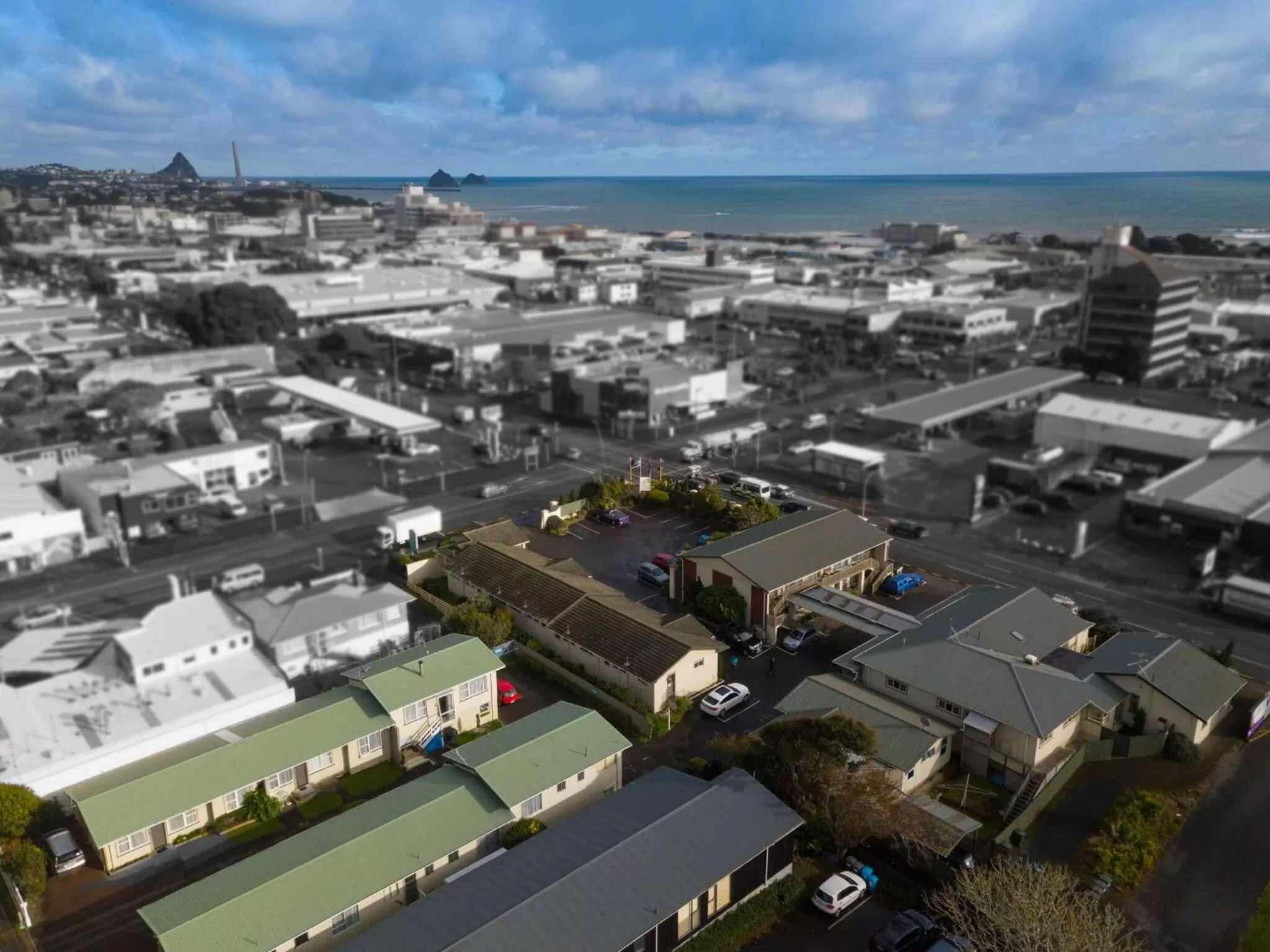 Bird's eye view in Amber Court Motel