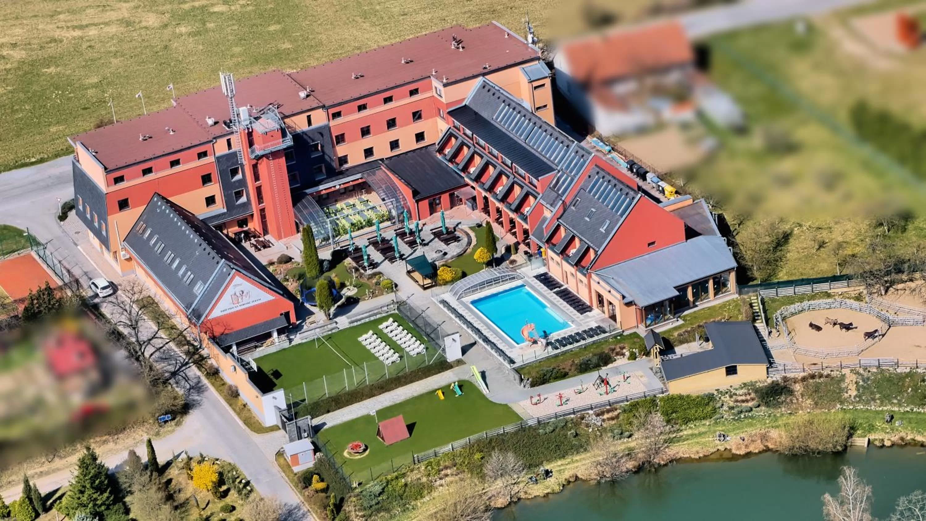 Property building, Bird's-eye View in OREA Resort Panorama Moravský kras