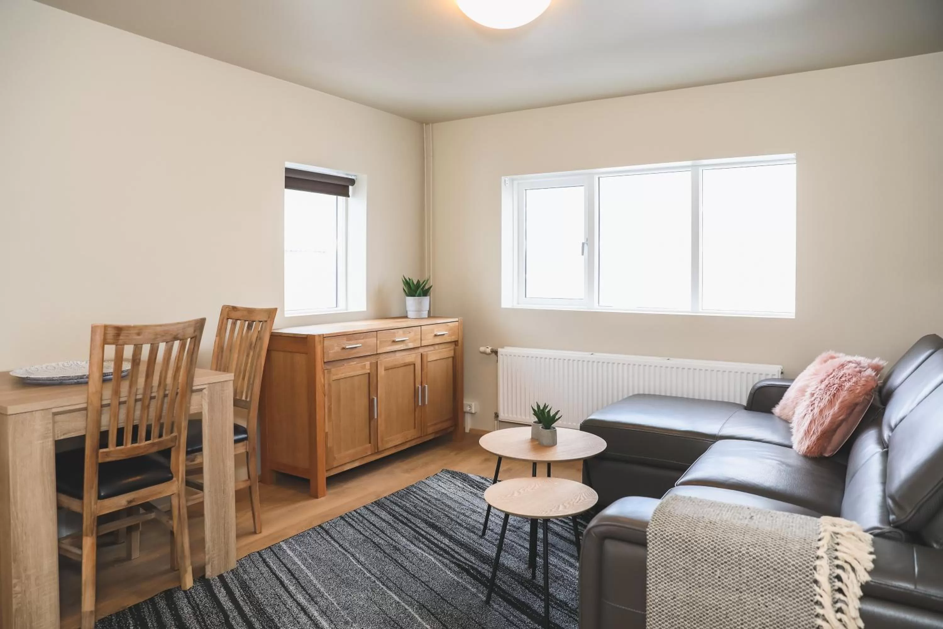 Living room in E18 Apartments