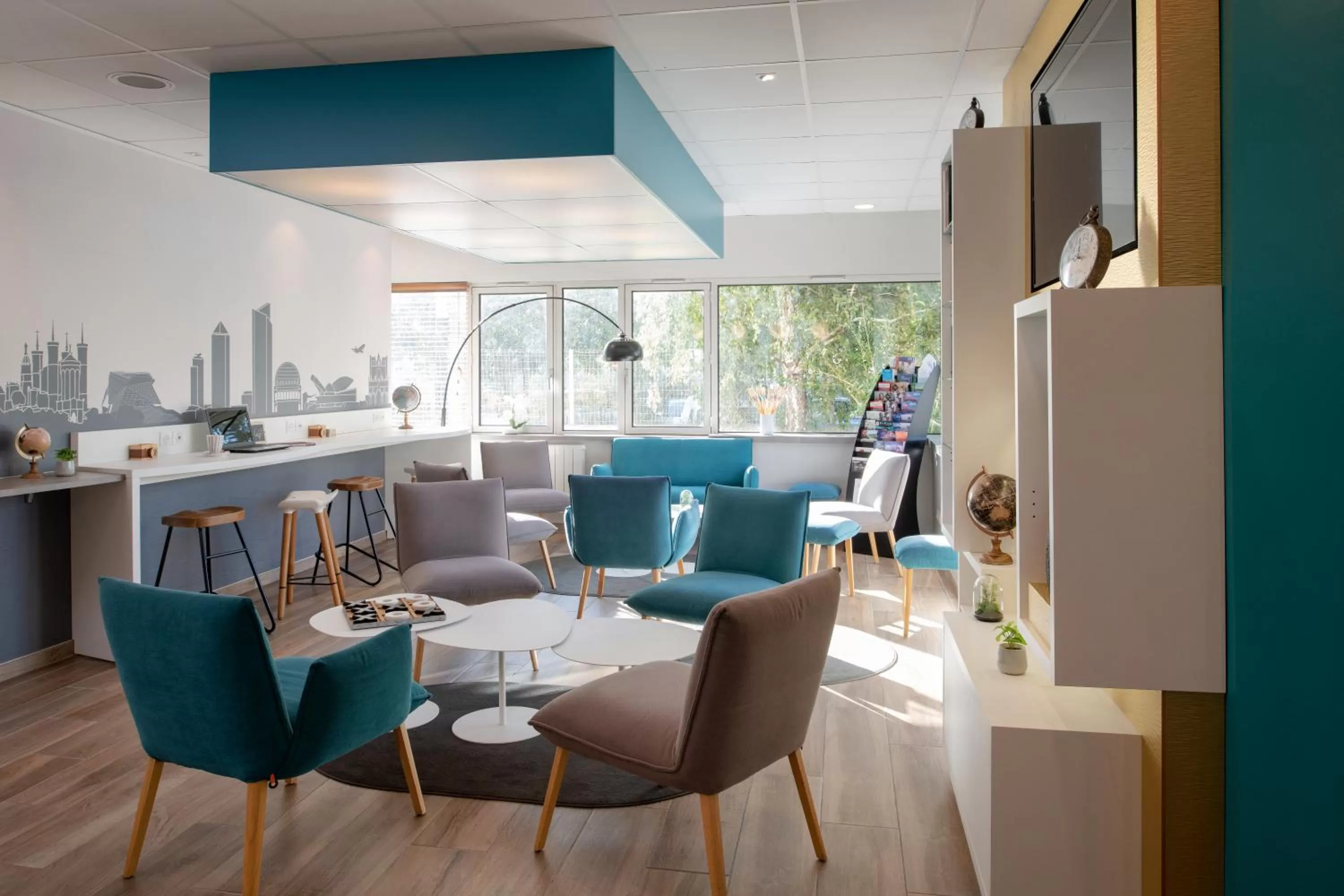 Property building in Kyriad Hotel Lyon Givors