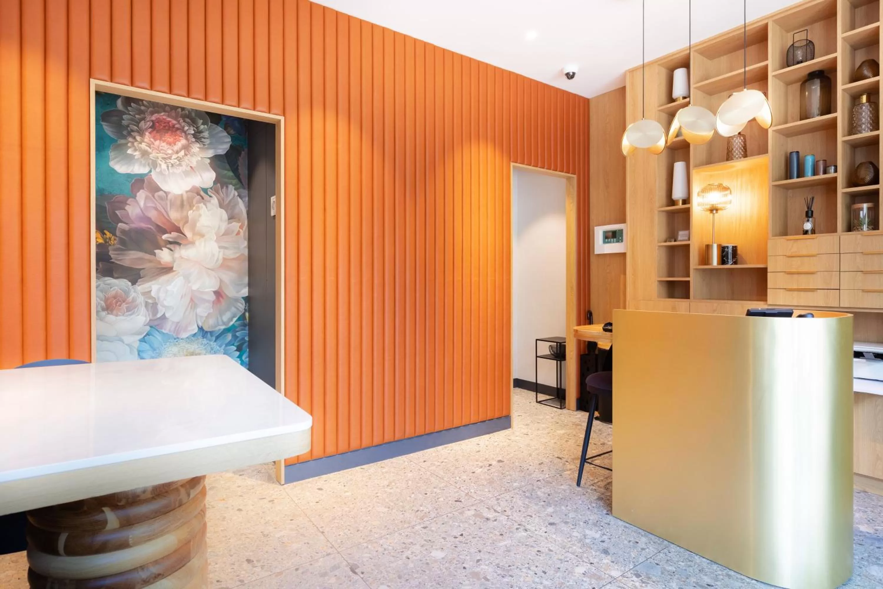 Living room in Hôtel Prince Albert Gare de Lyon