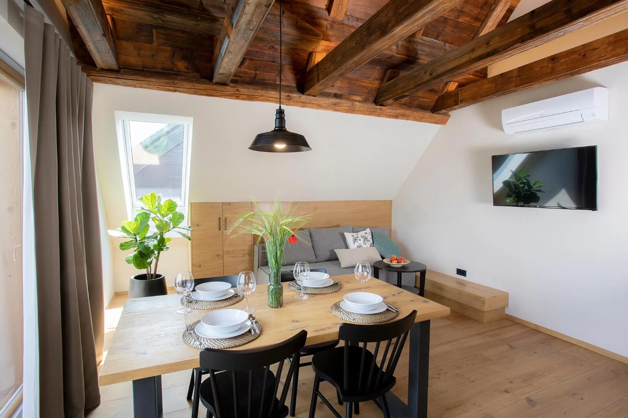 TV and multimedia, Dining Area in House Troha