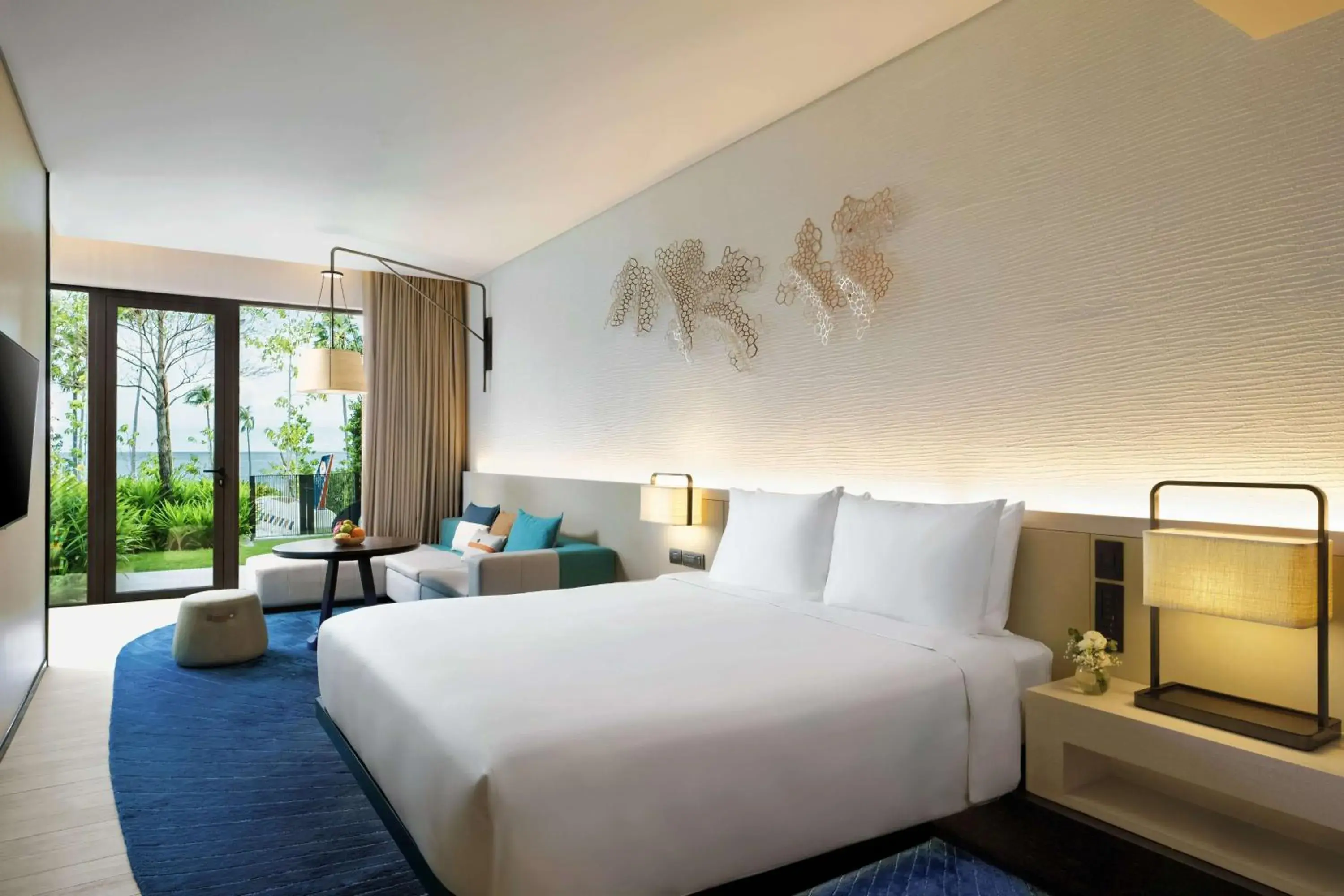 Family King Room with Partial Ocean View in Hyatt Regency Koh Samui Family King Room with Partial Ocean View in Hyatt Regency Koh Samui