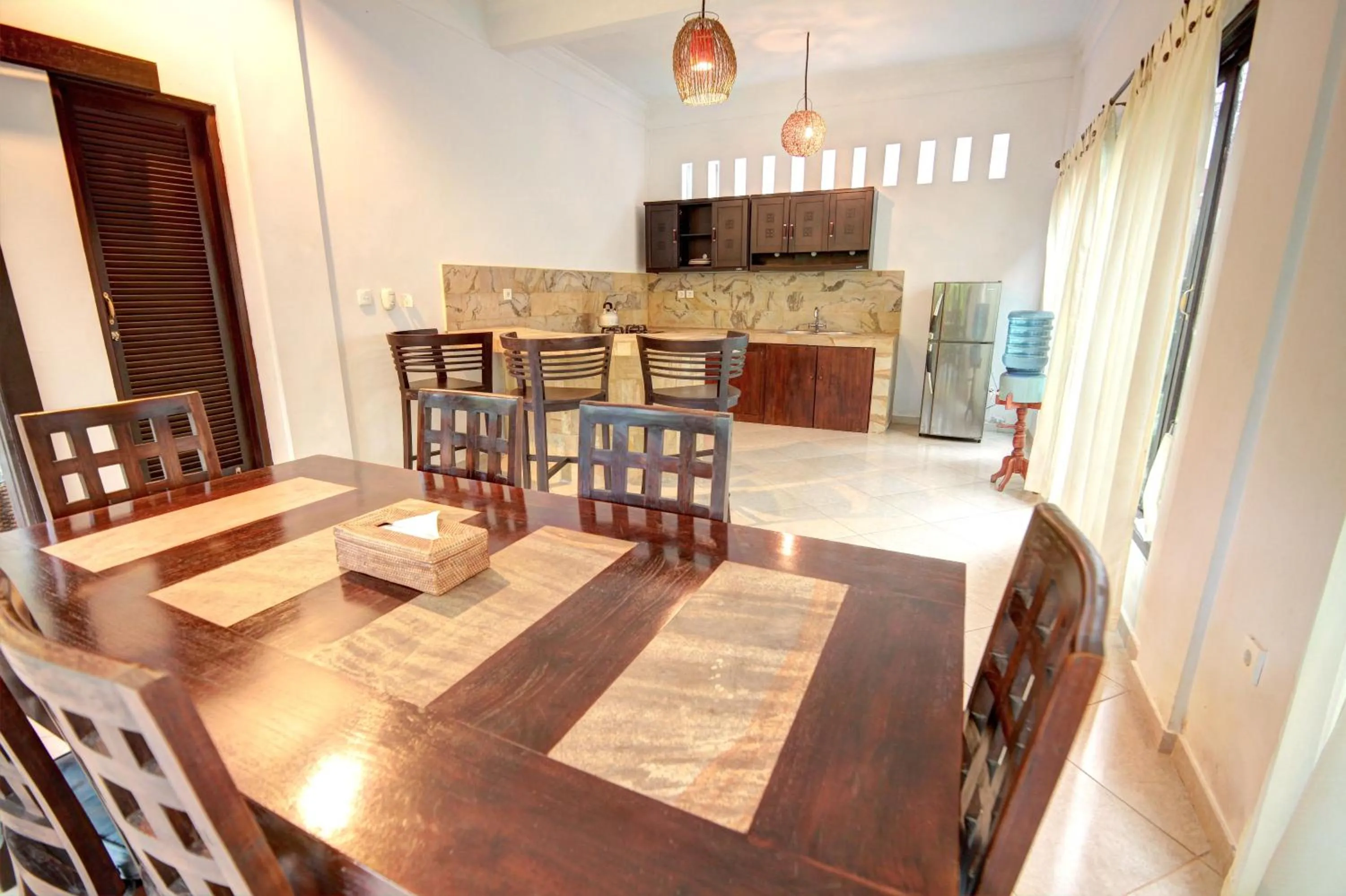 Kitchen or kitchenette in Bali Dream Resort Ubud