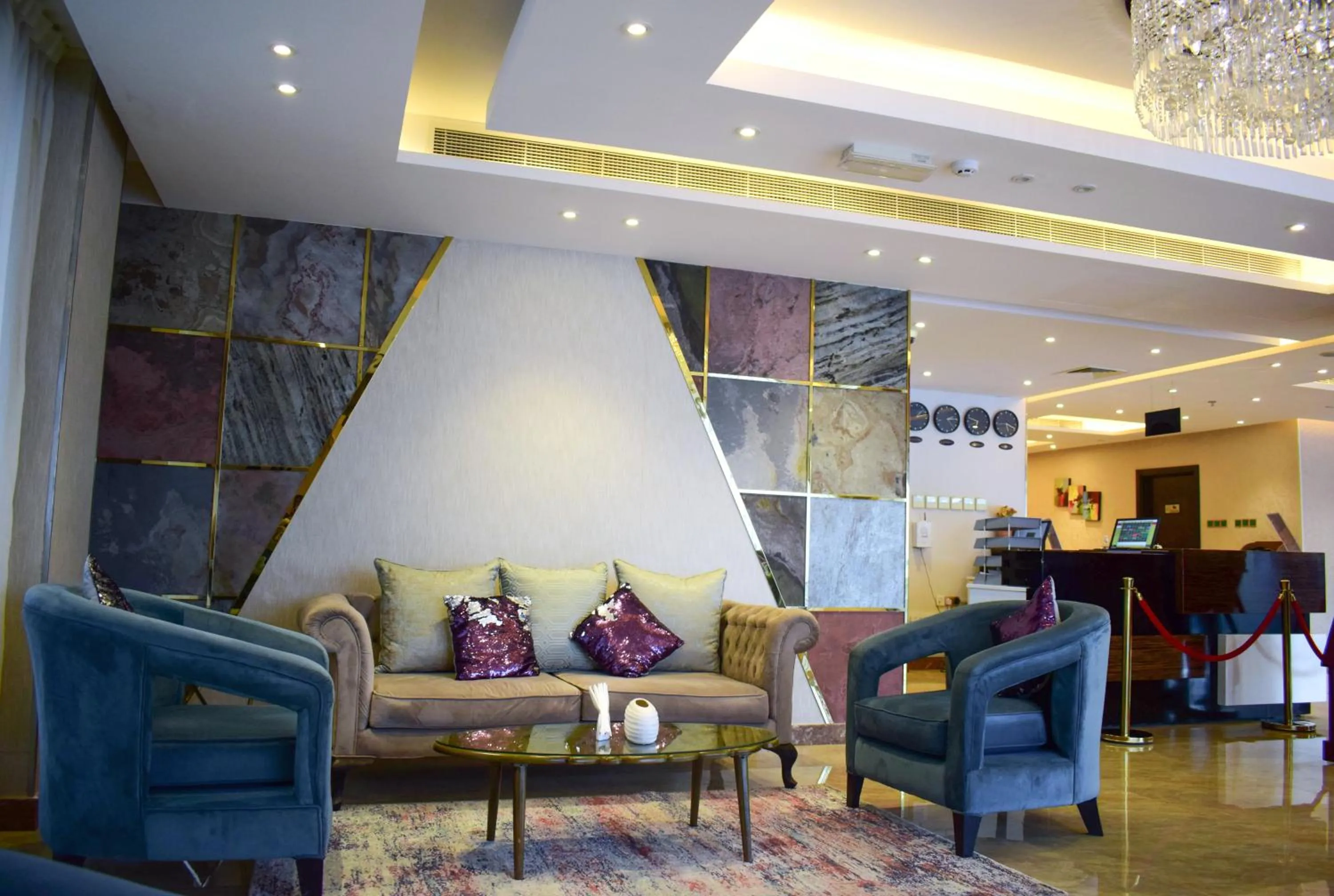 Seating area in The Secure Inn Hotel Muscat