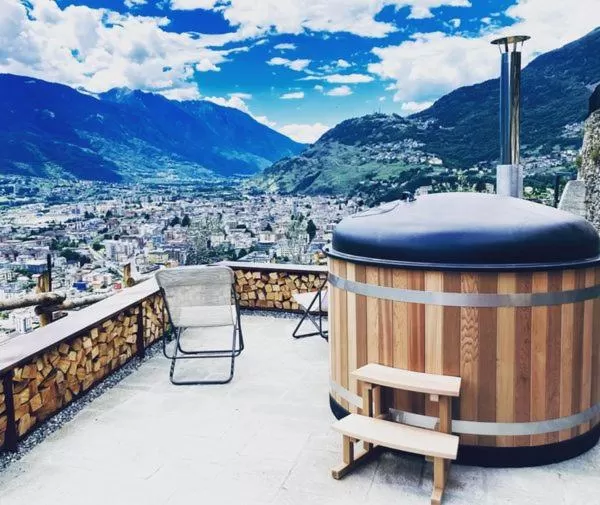 Swimming pool in Cà Rossa #GLAMOUR