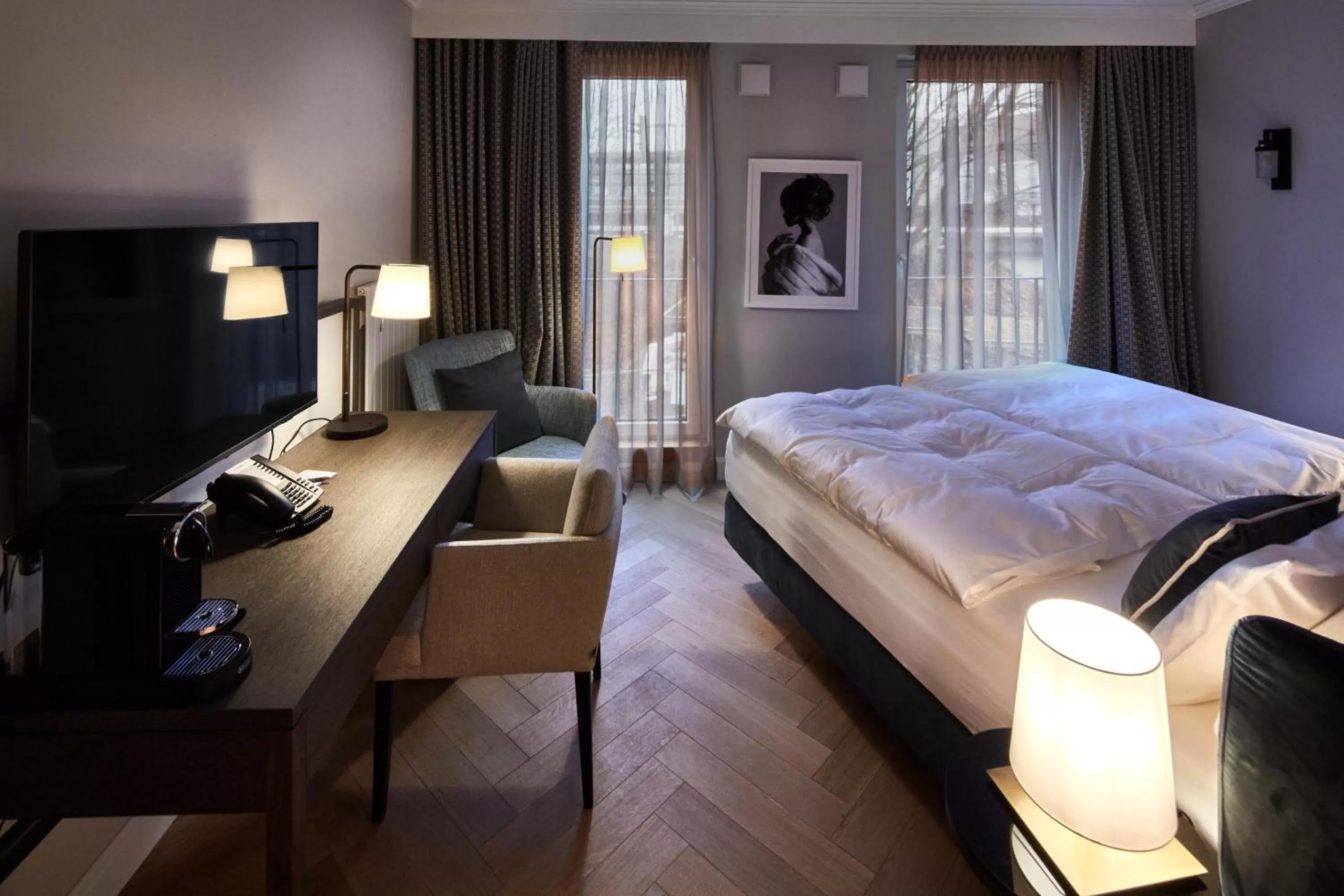 Bed in Clounys Hotel