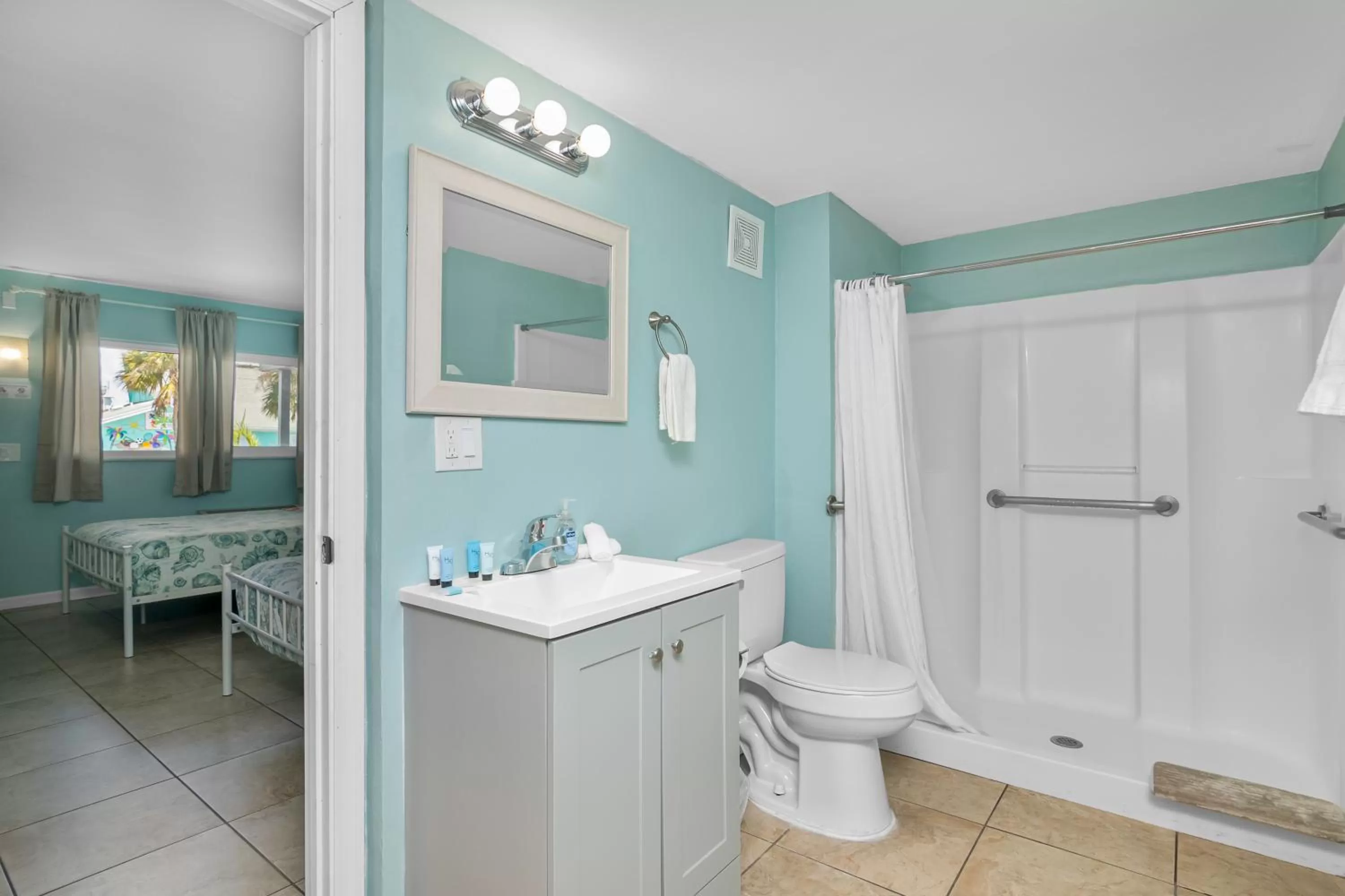 Toilet in Latitude 26 Waterfront Resort and Marina