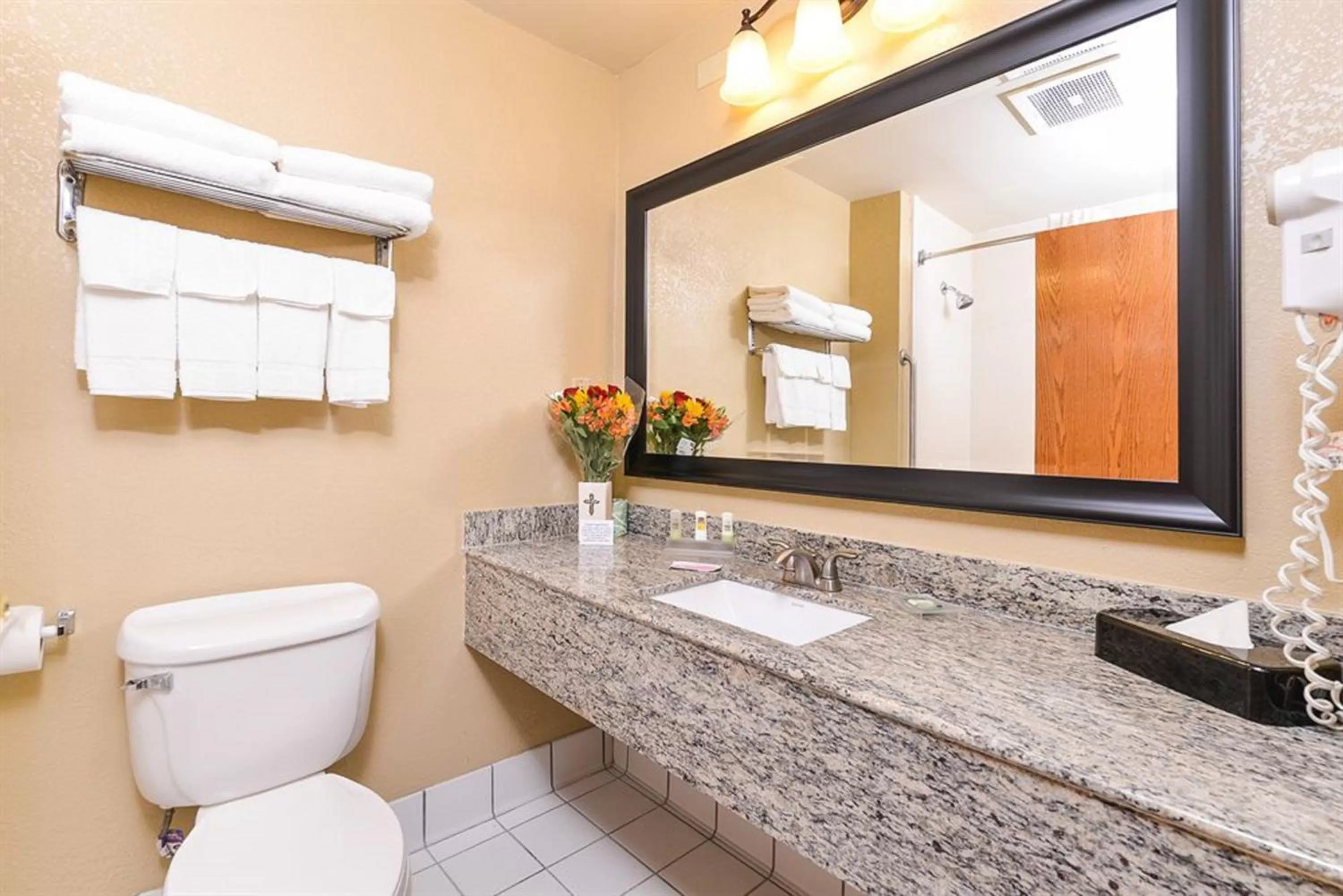 Bathroom in Country Inn & Suites by Radisson, Lincoln North Hotel and Conference Center, NE