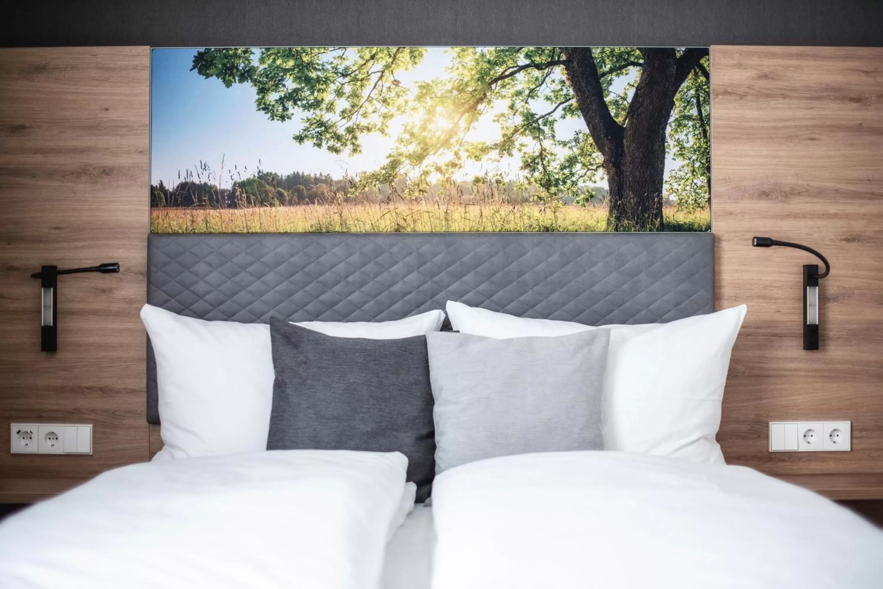 Bed in Hotel Kupferzell